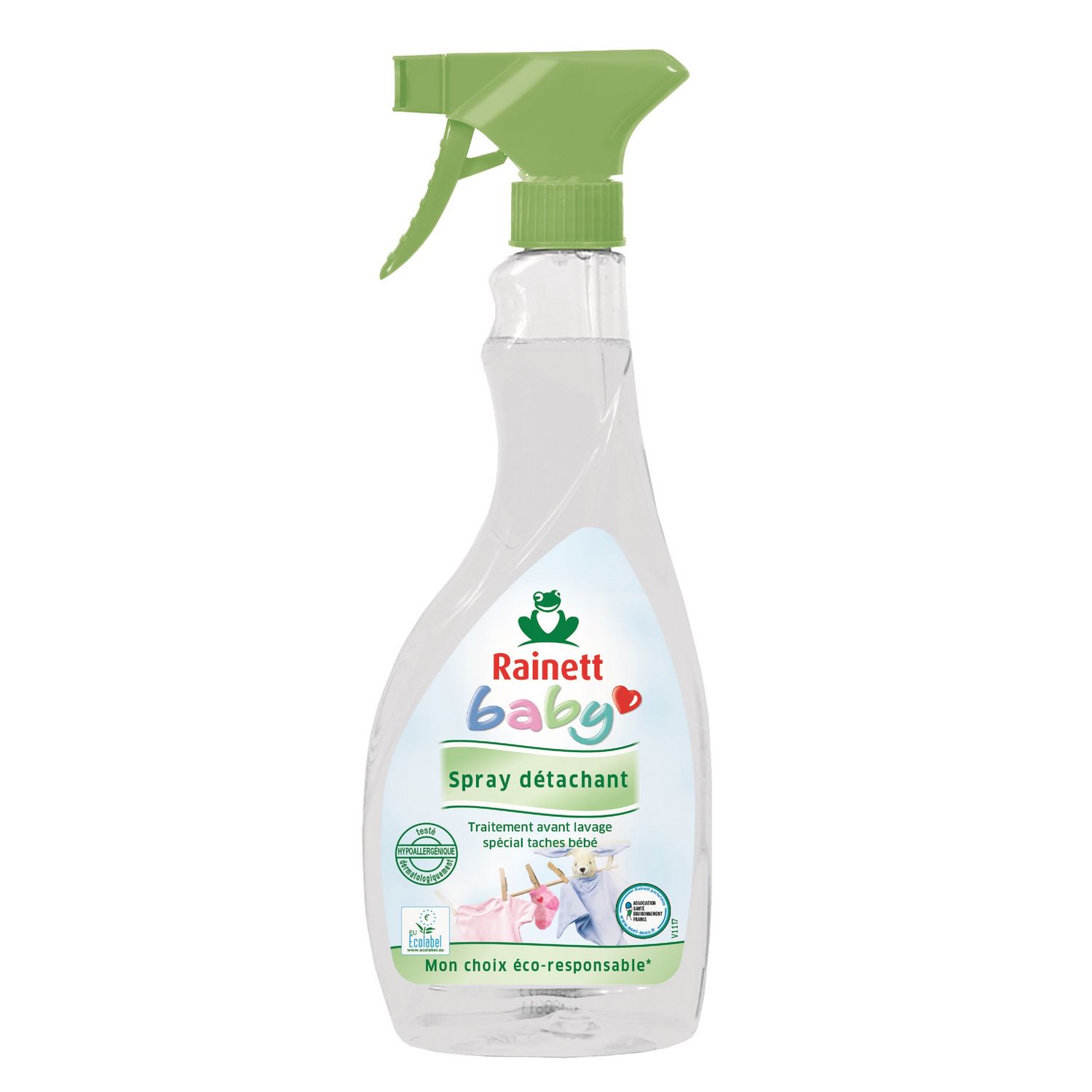 RAINETT Recharge lessive liquide peaux sensibles à l'Aloe Vera 32 lavages  1.6l pas cher 