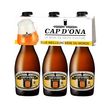 CAP D'ONA Coffret de bière blonde bio sans gluten 5% 3x33cl