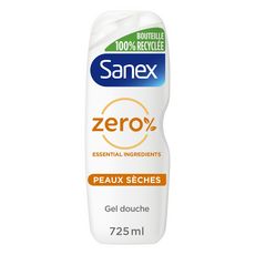SANEX Zéro % Gel douche peaux sèches 725ml