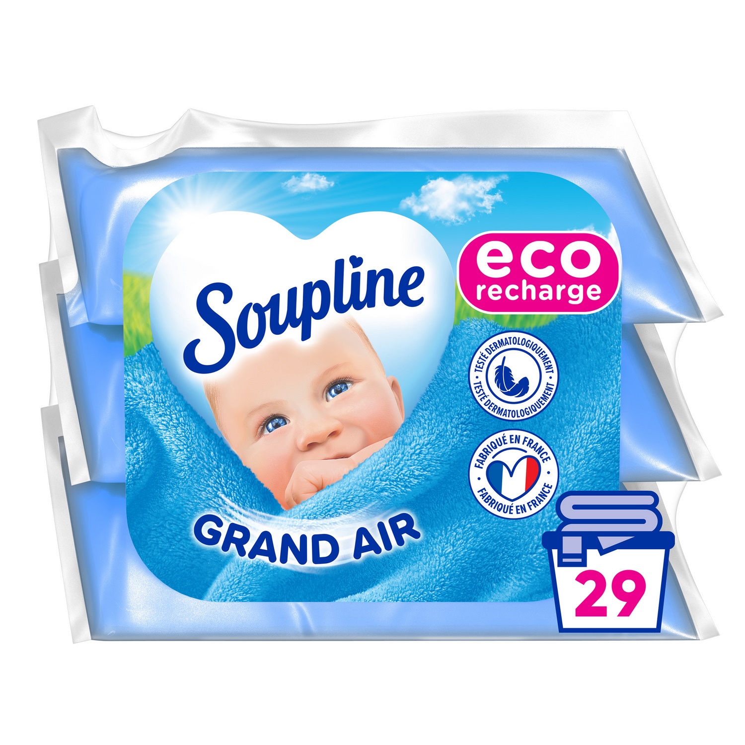 Promo Adoucissant concentré fraîcheur grand air soupline chez Netto