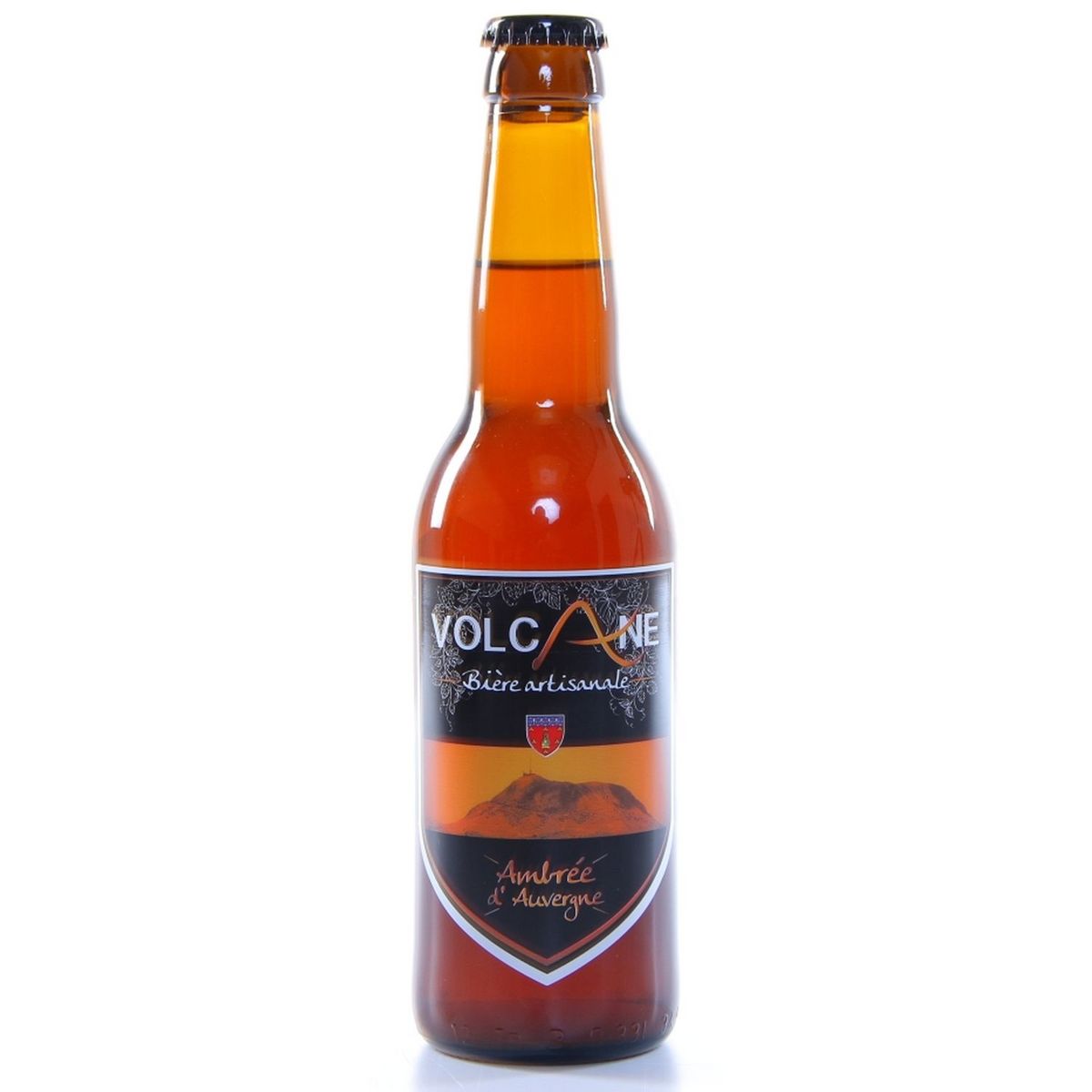 VOLCANE Bière ambrée d'Auvergne 5.6% bouteille 33cl