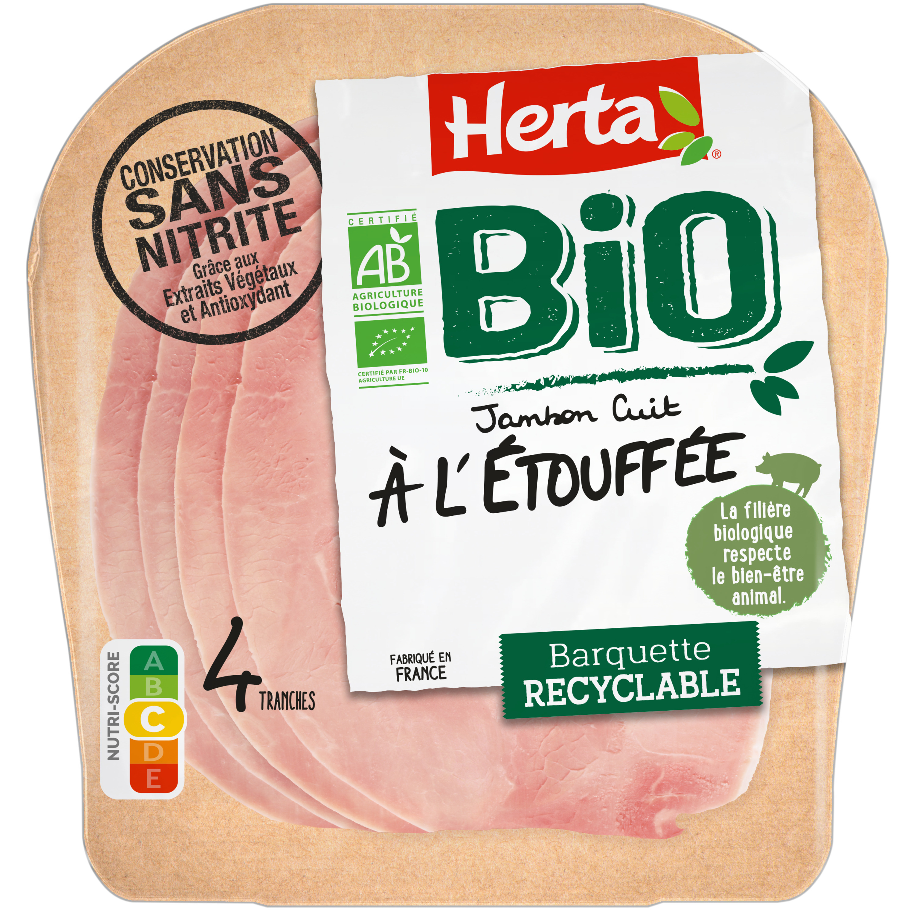 Acheter Jambon en conserve cuit extra sans phosphates ajouté