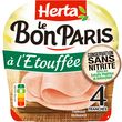 Herta Le Bon Paris Jambon cuit à l'étouffée sans nitrite