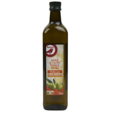 AUCHAN Huile d'olive vierge extra délicate 75cl