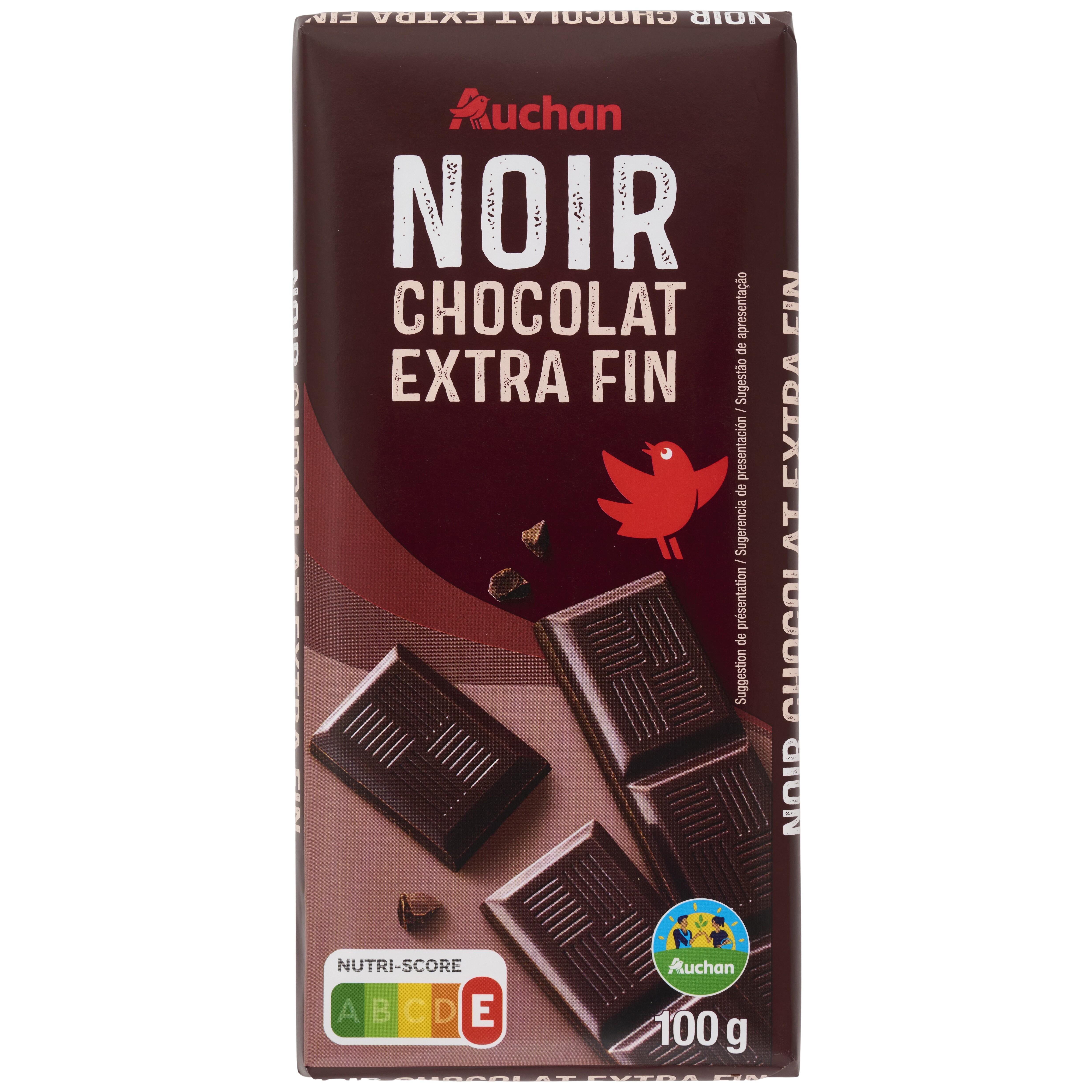 AUCHAN CULTIVONS LE BON Tablette de chocolat au lait pâtissier 1