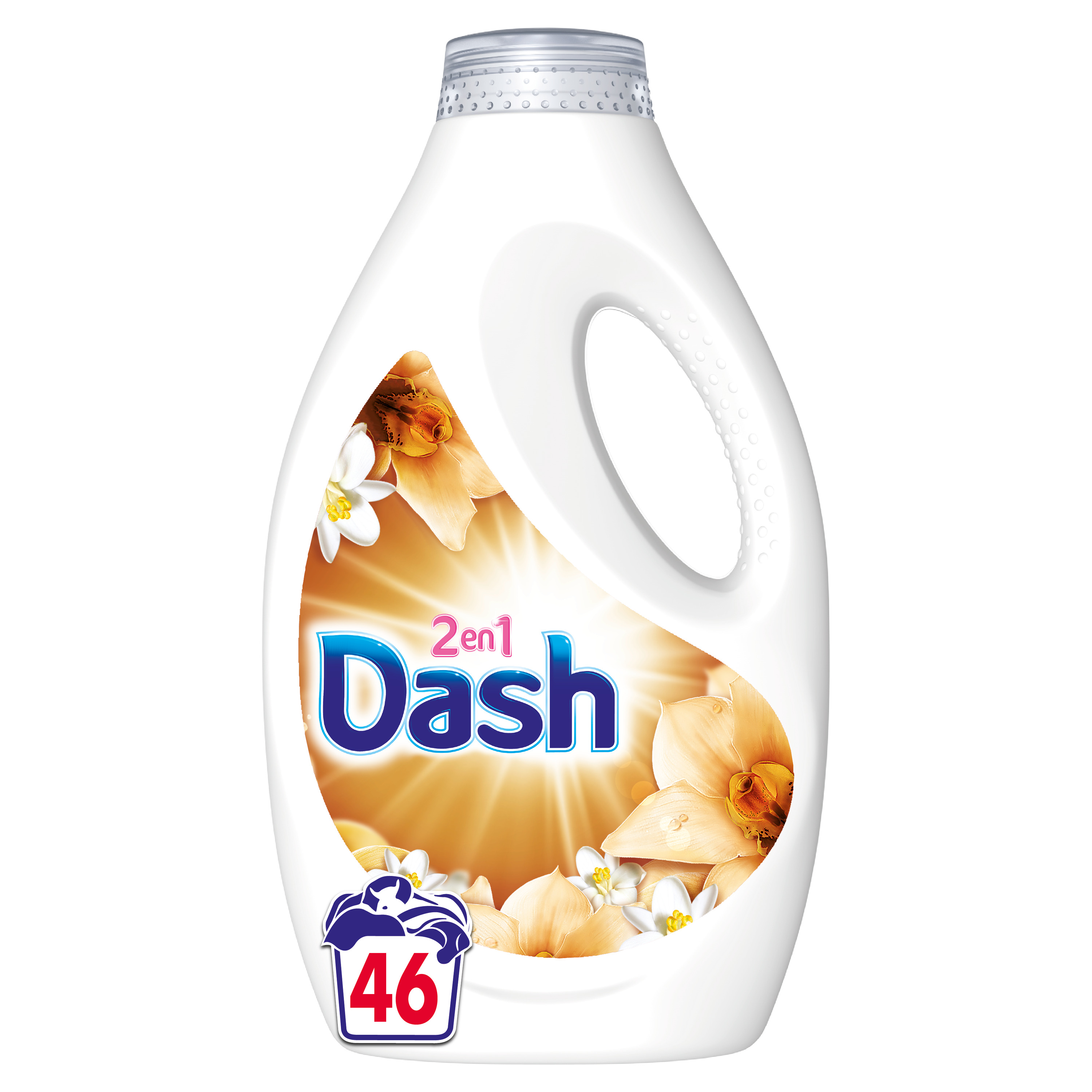 DASH Lessive liquide Envolée d'Air frais 52 lavages 2,6l pas cher