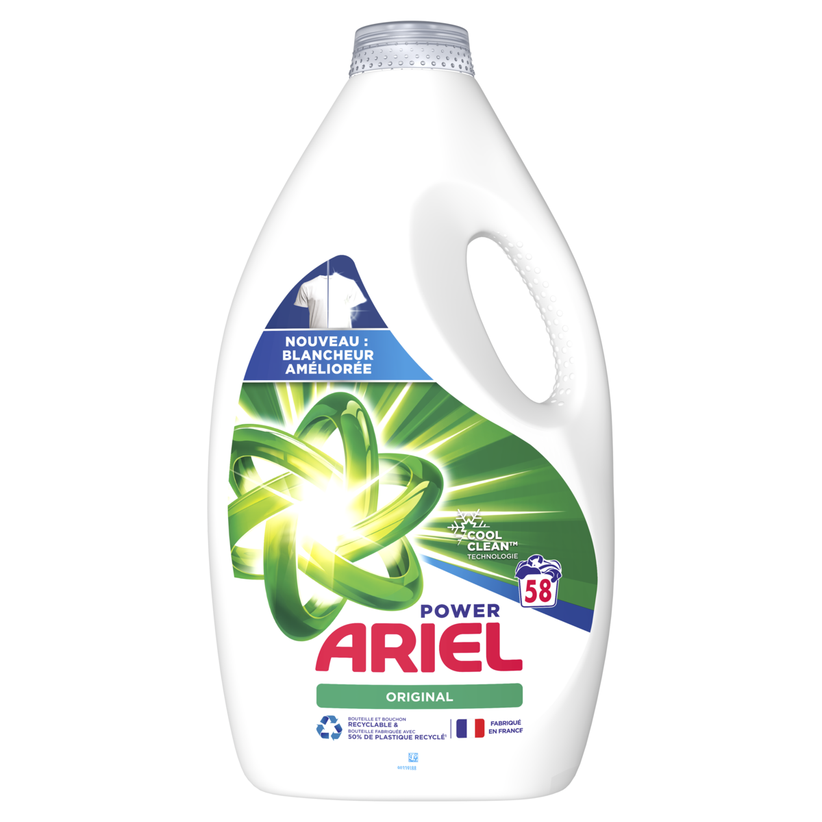 Lessive liquide 90 doses Ariel Professional - manihygiène, lessive