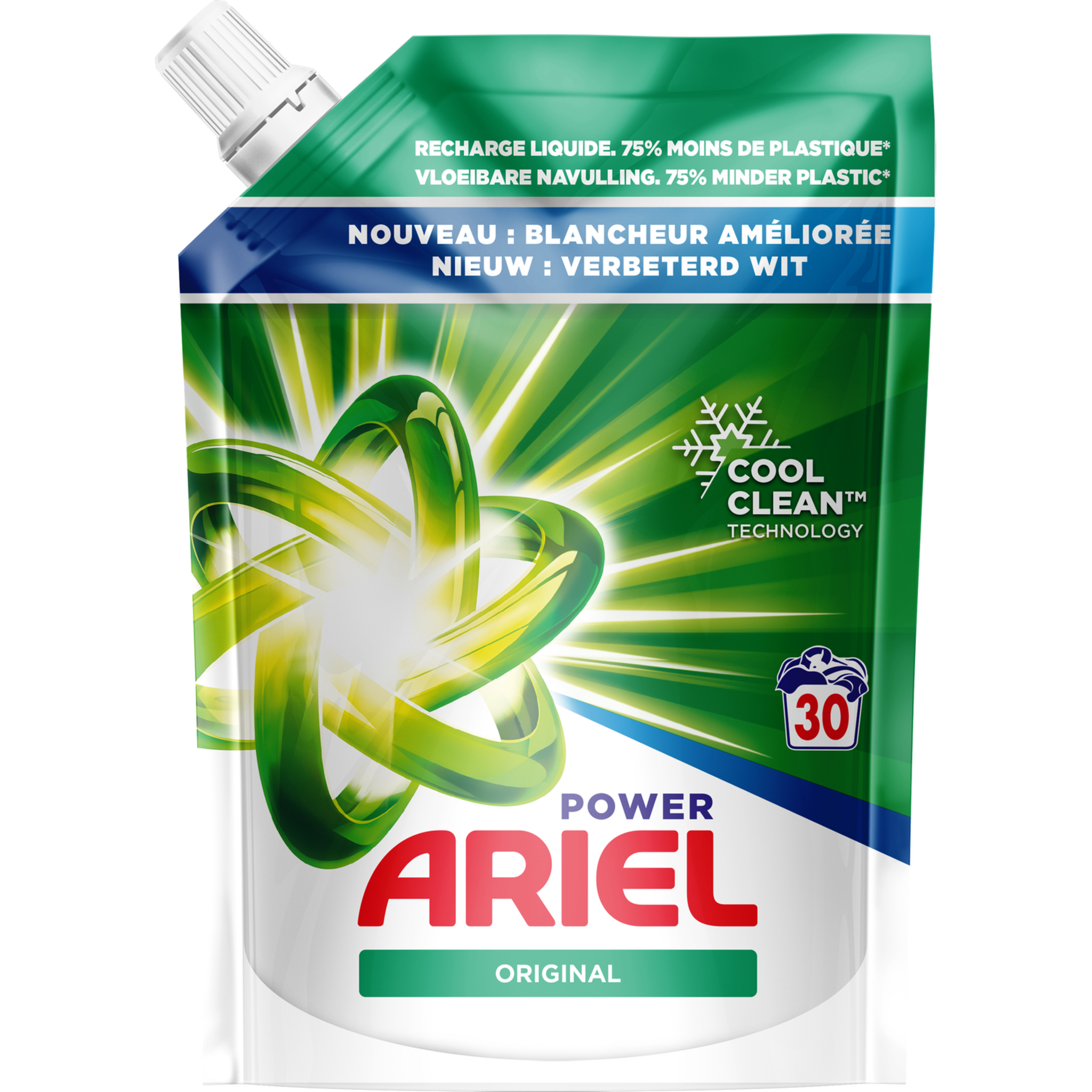 Bidon de Lessive Ariel Liquide détergent original 30 lavages 1,35L (Via  7.47€ sur la carte fidélité) –