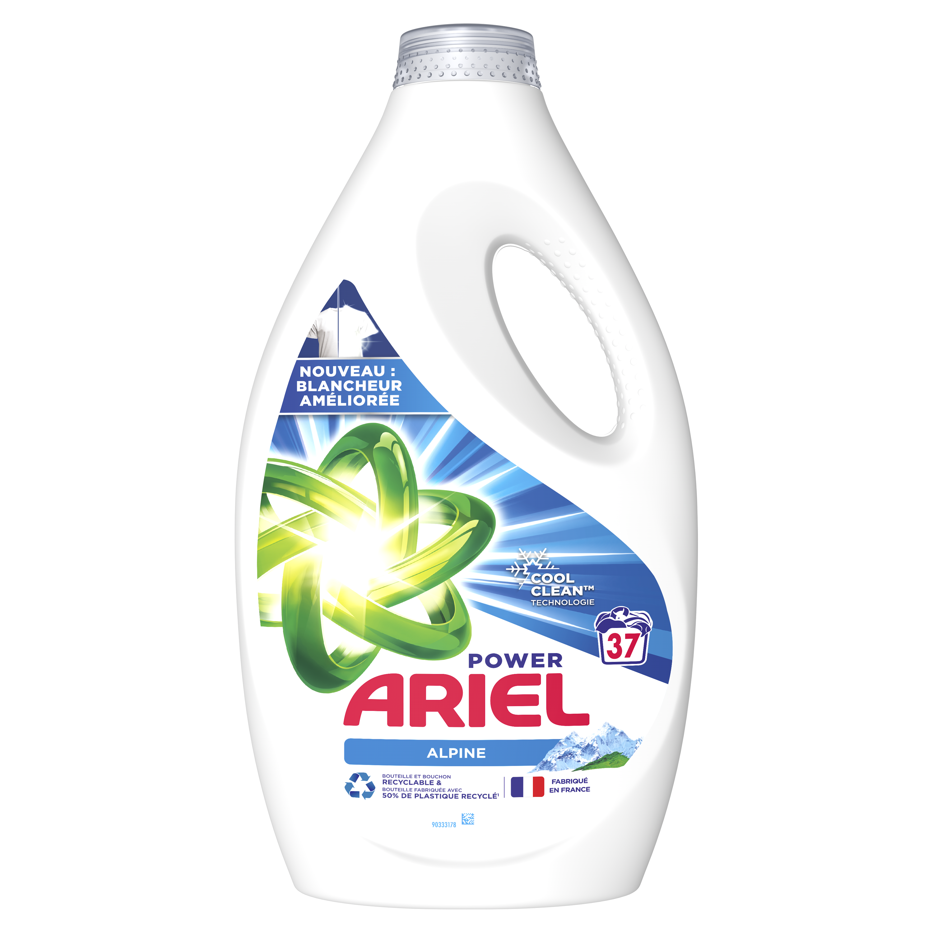 Ariel - Lessive liquide Alpine 25 lavages - Supermarchés Match