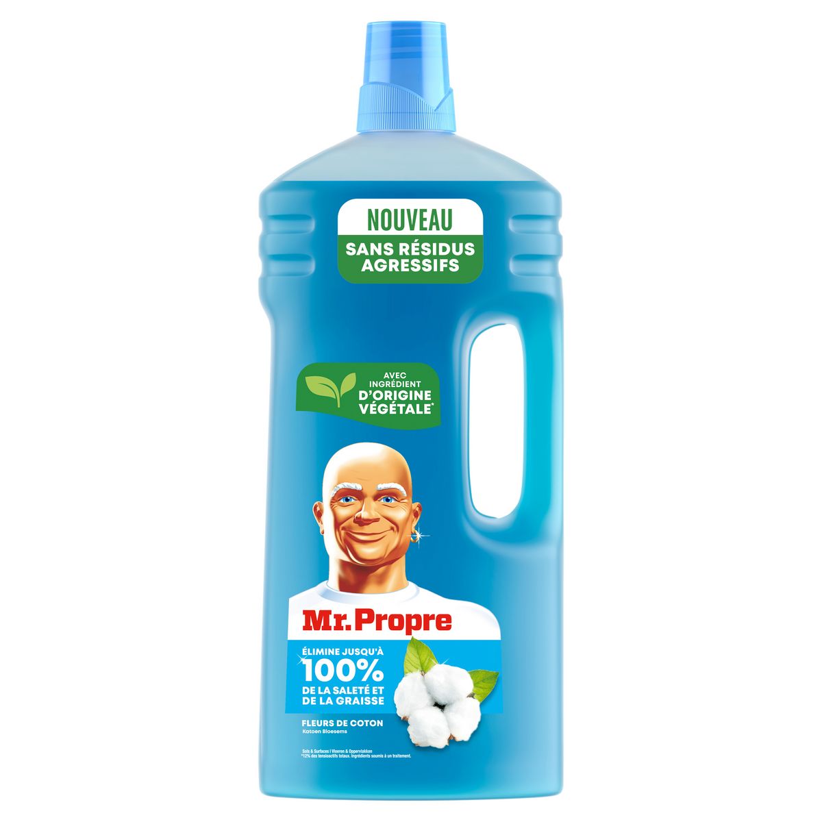 Mr.Propre Nettoie tout Fleurs de coton PACK XXL 2l