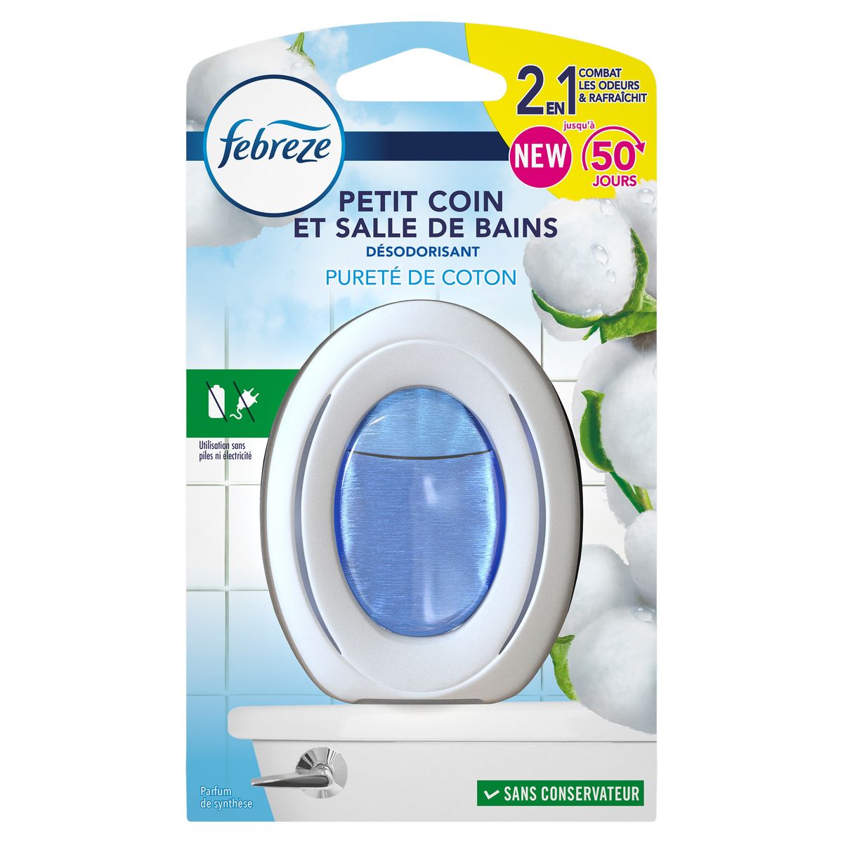 Désodorisant Febreze Petit Coin Salle de Bain parfum Orchidée - Diffuseurs  de parfum, recharges