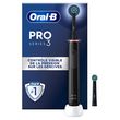 ORAL-B Pro série 3 brosse à dents électrique noire 1 brosse + 1 brossette