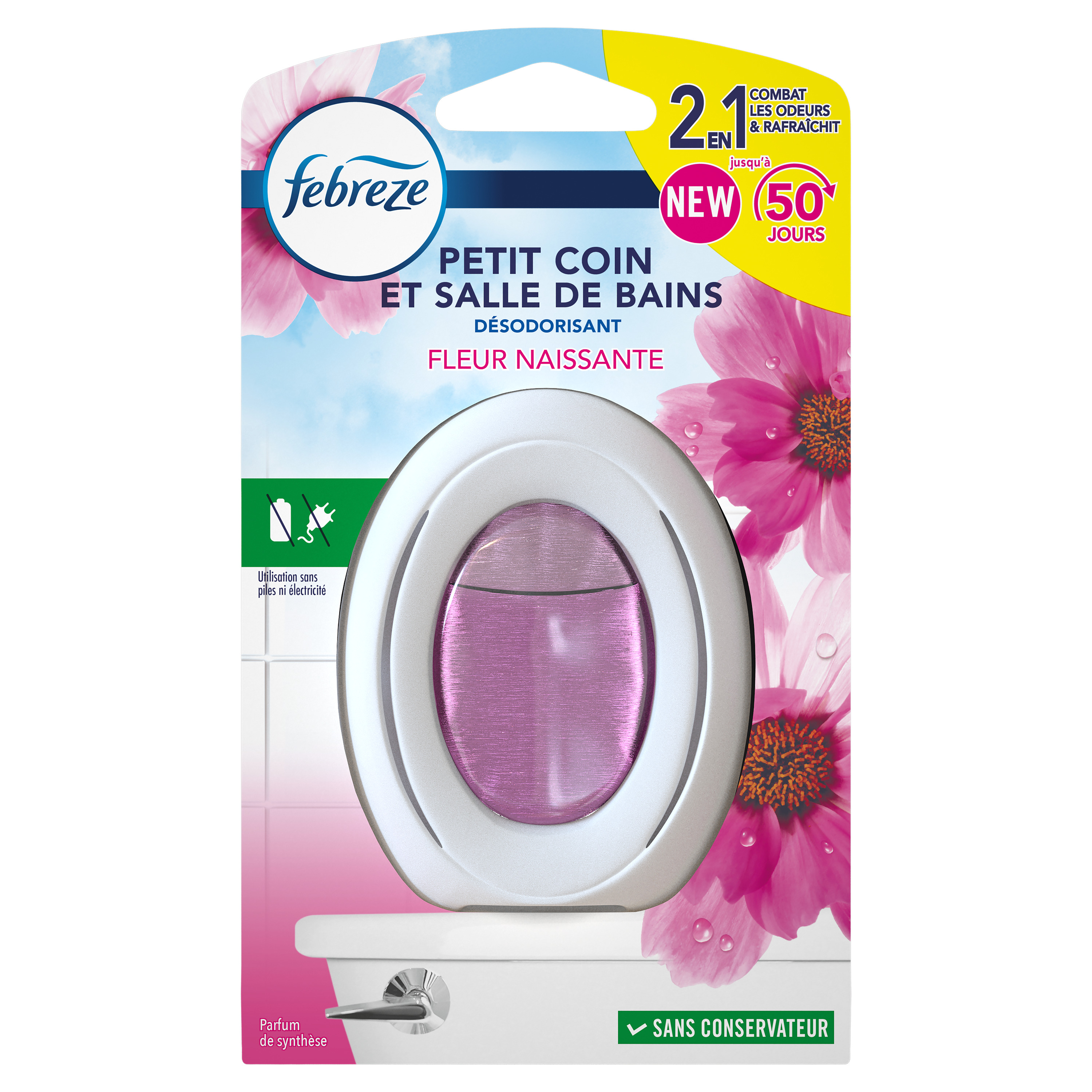 Désodorisant Pureté De Coton Petit Coin Et Salle De Bains FEBREZE