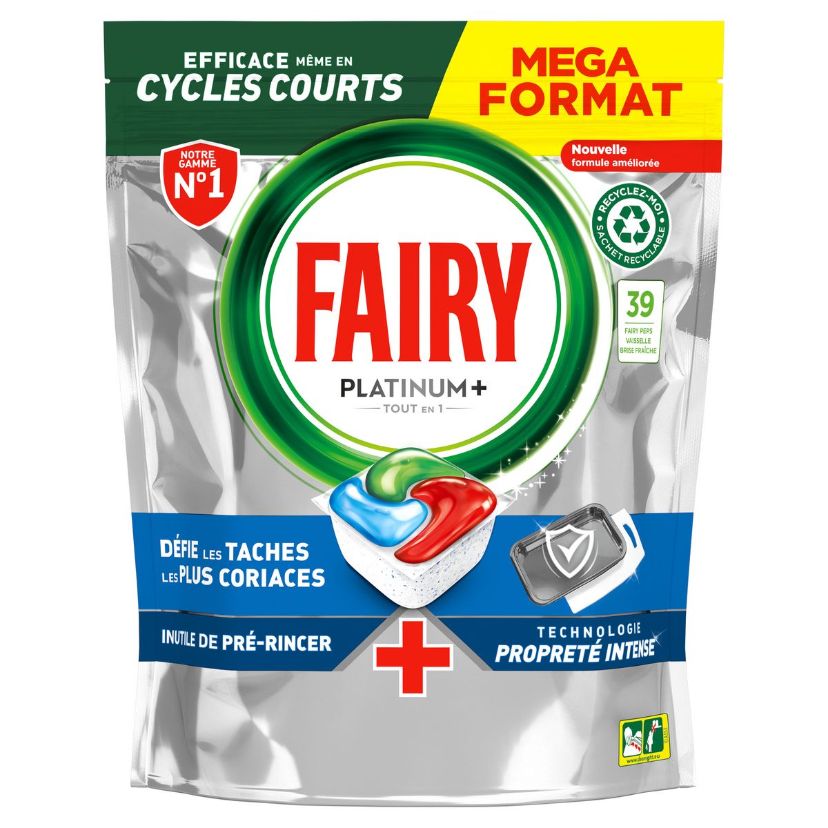 L'avis des consommateurs  Fairy PEPS Platinum+ - Fairy Platinum+