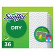 SWIFFER Dry Lingettes balais anti-poussière 36 lingettes