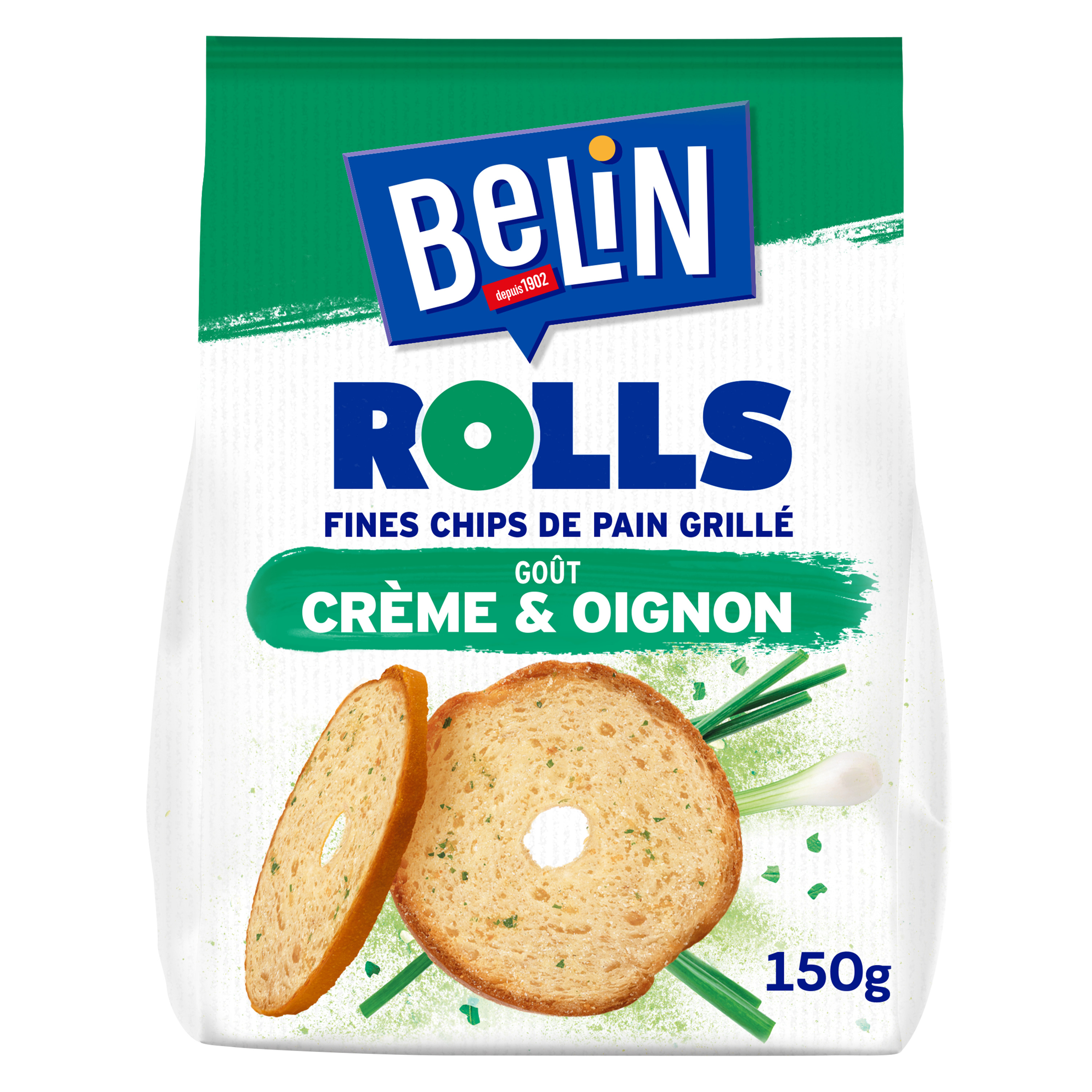 BELIN Biscuits salés croustilles à l'emmental Format familial 138g