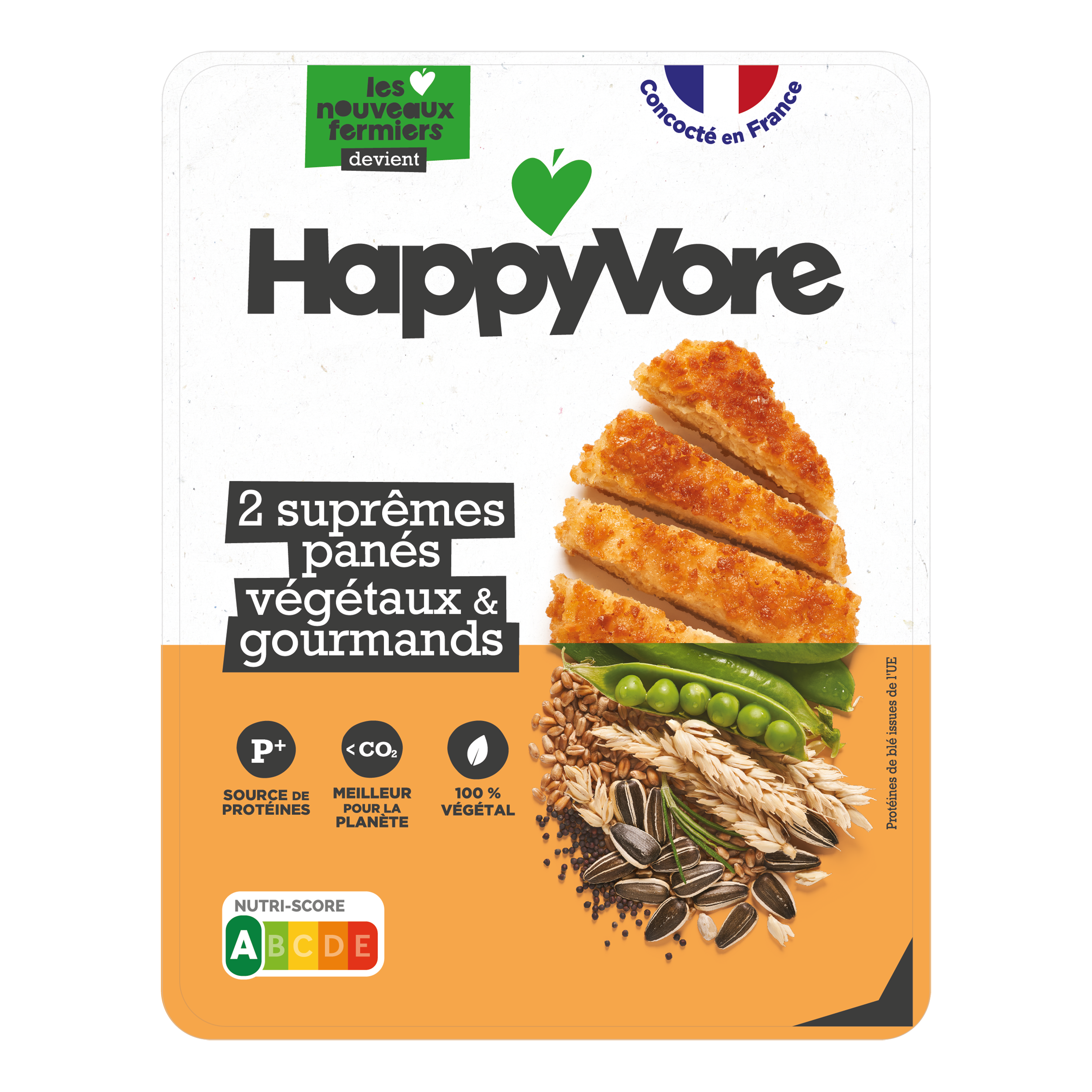 HAPPYVORE Steak végétal et gourmand 2 pièces 200g pas cher 