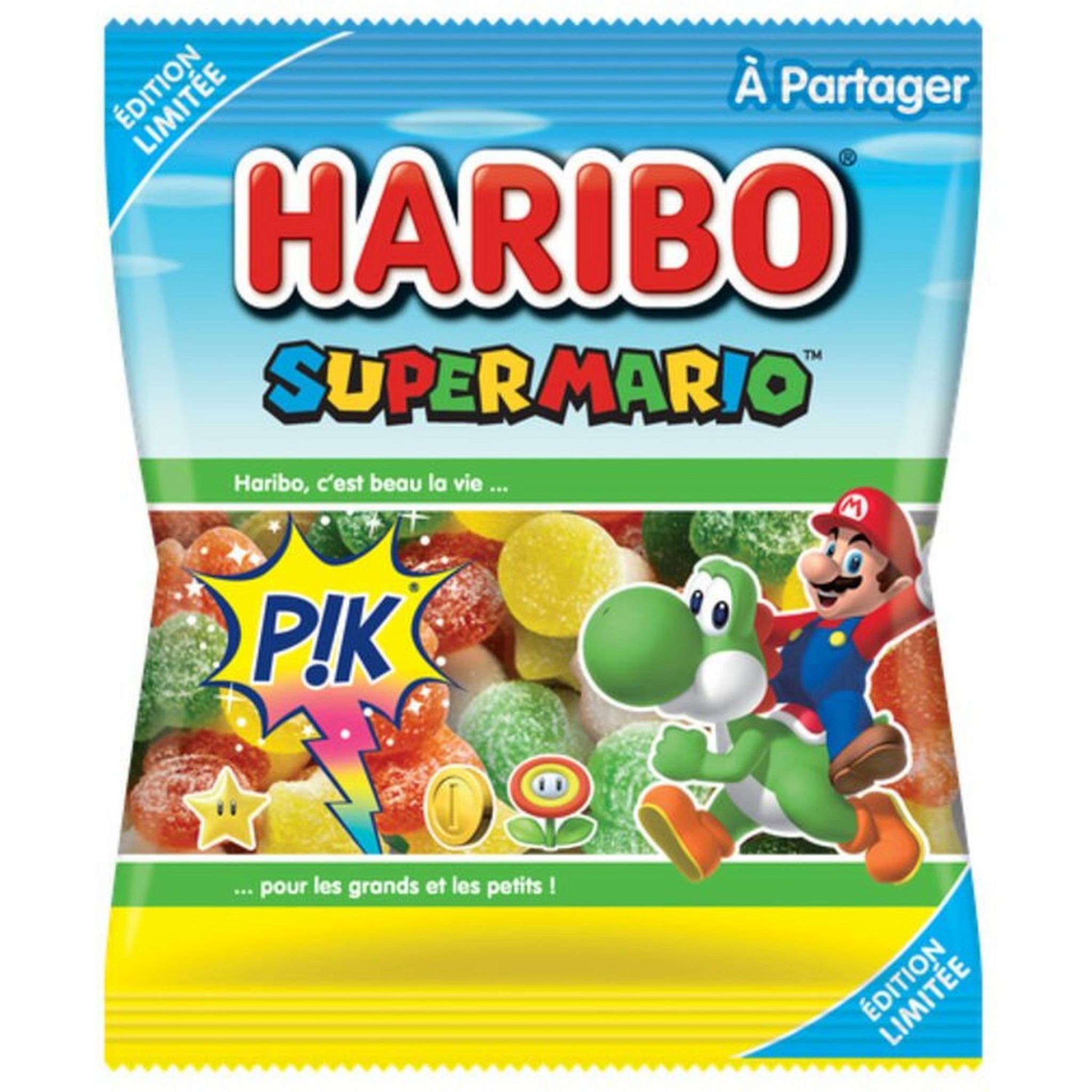 Bonbons super mario pik HARIBO, bonbon mario, super mario haribo