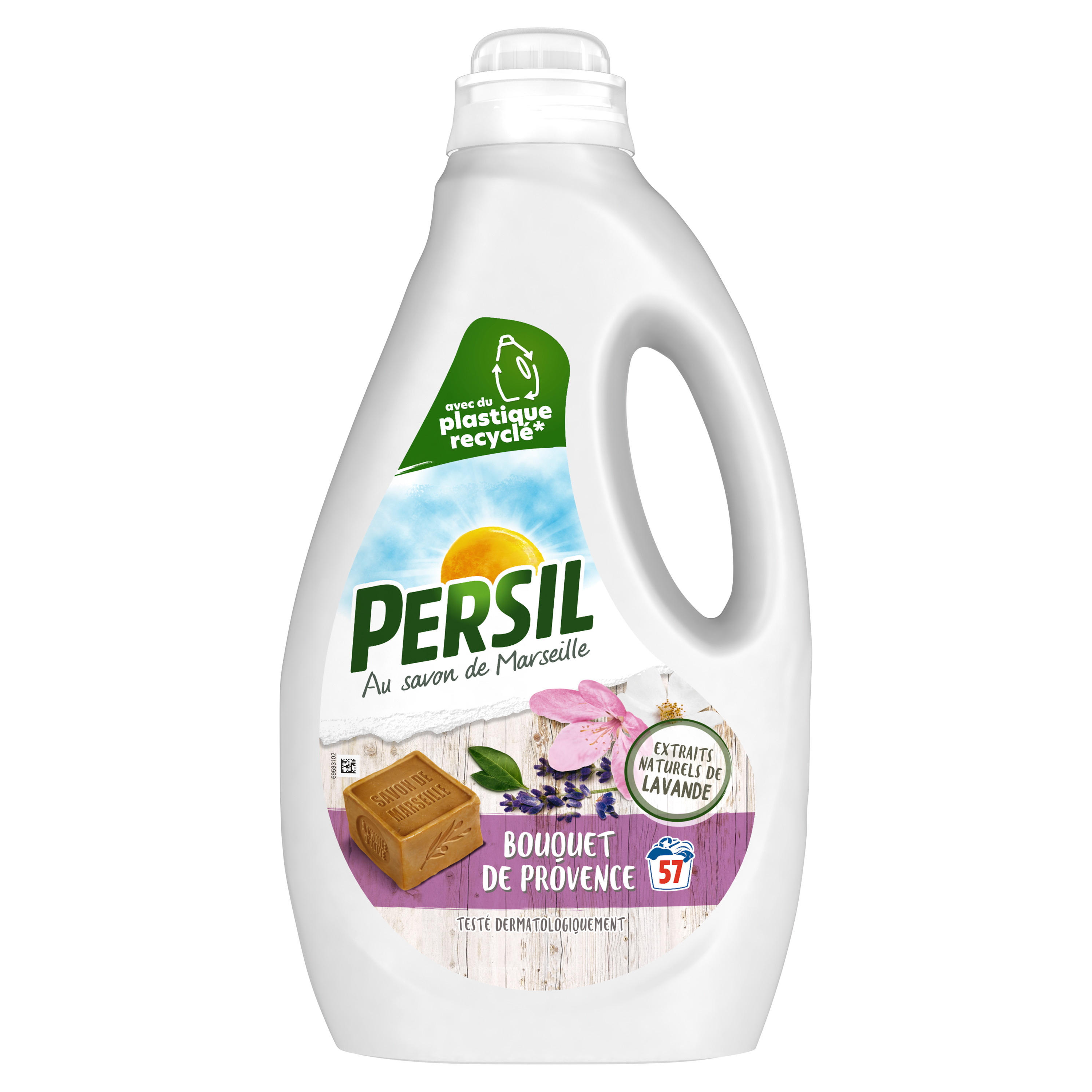 PERSIL Persil lessive liquide bouquet de provence 57 lavages 4l pas cher 