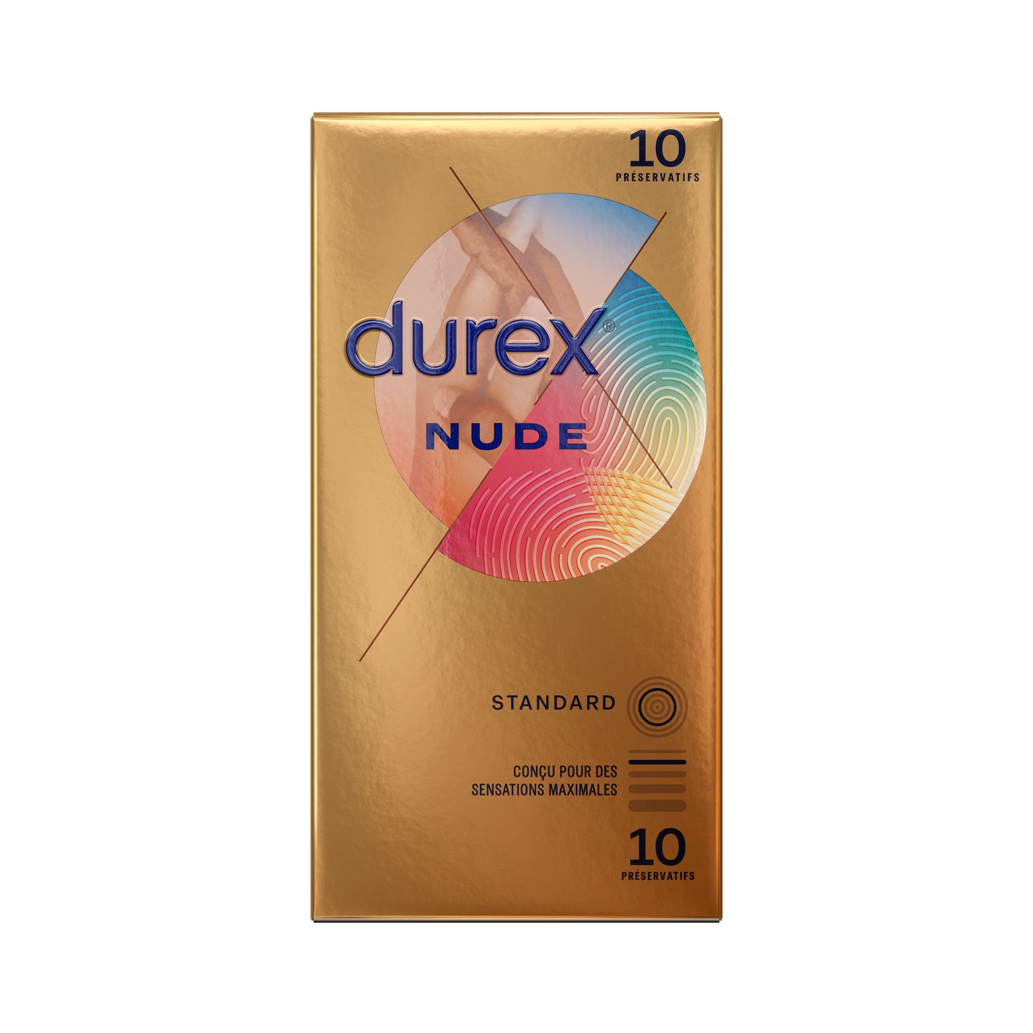 Durex - Préservatifs Nude XL Extra Large - 8 Préservatifs