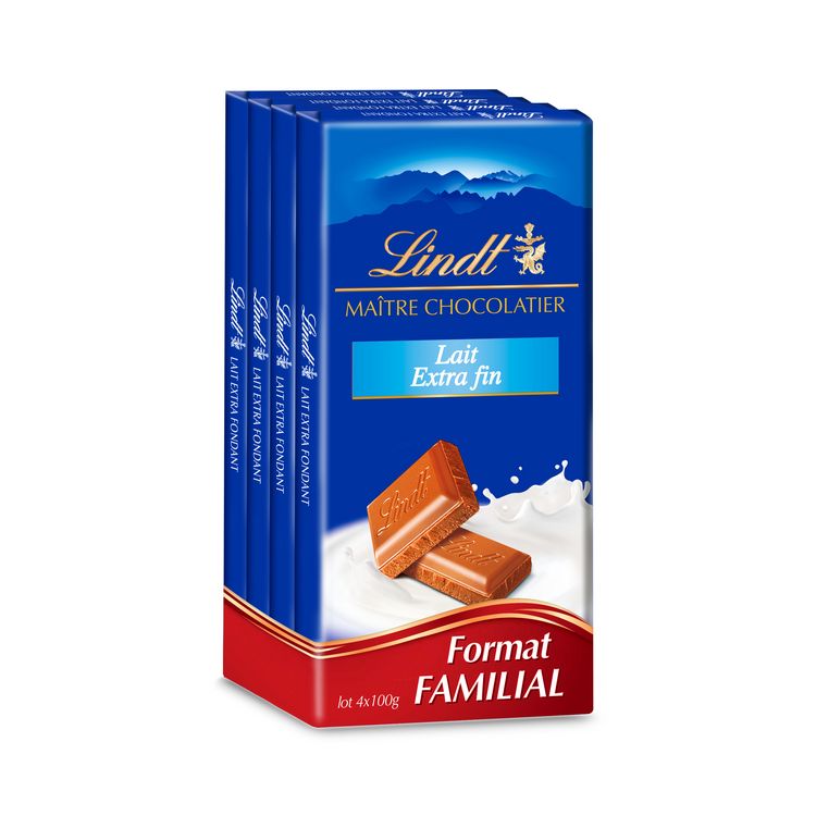 Recevez des Tablettes de chocolat au lait LINDT - TestClub FR