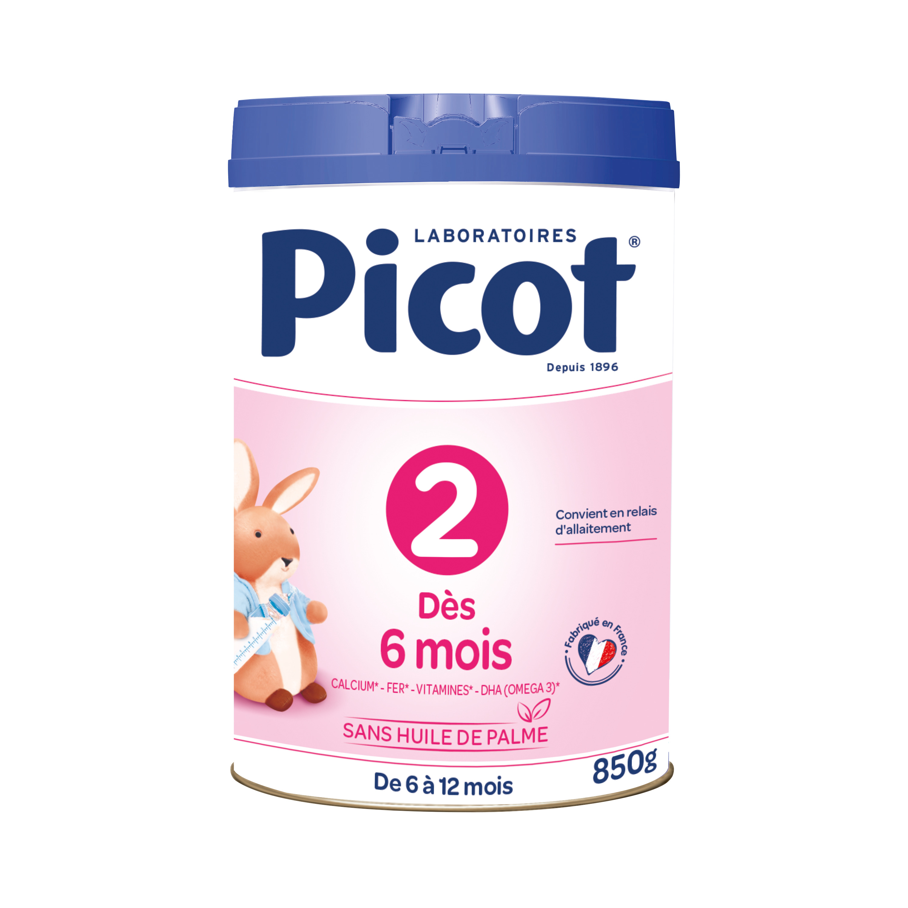 Nestlé Nidal 2 - Lait en poudre 2ème Age pour bébé de 6 à 12 mois - 800g :  : Epicerie