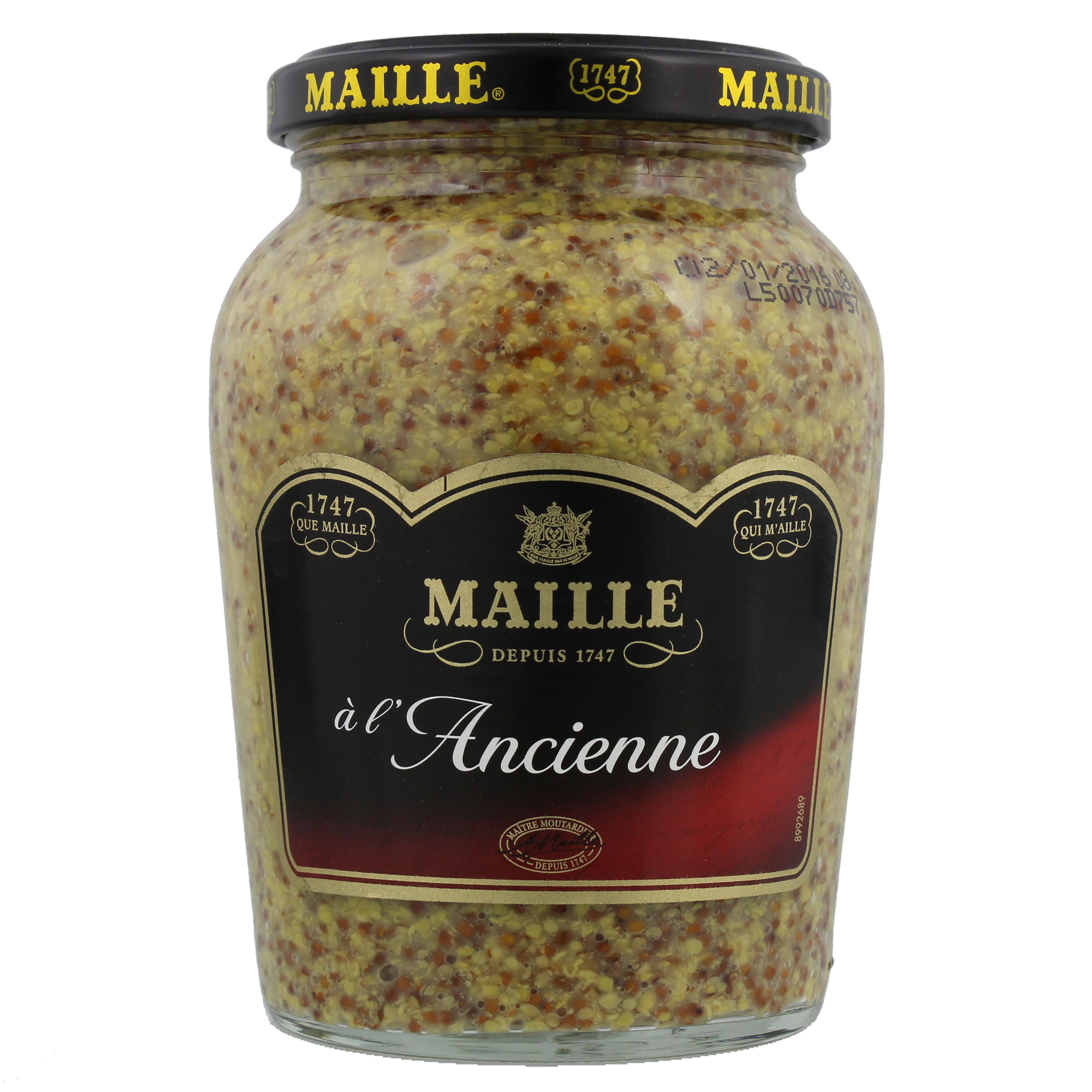 MAILLE Moutarde à l'ancienne verrine 160g pas cher 