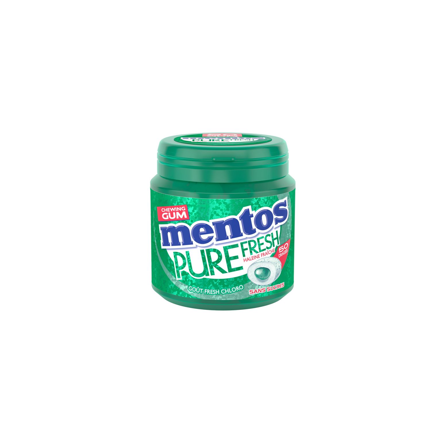 Mentos Chewing-gum pure menthe noire fraîche 100g - Hollande Supermarché