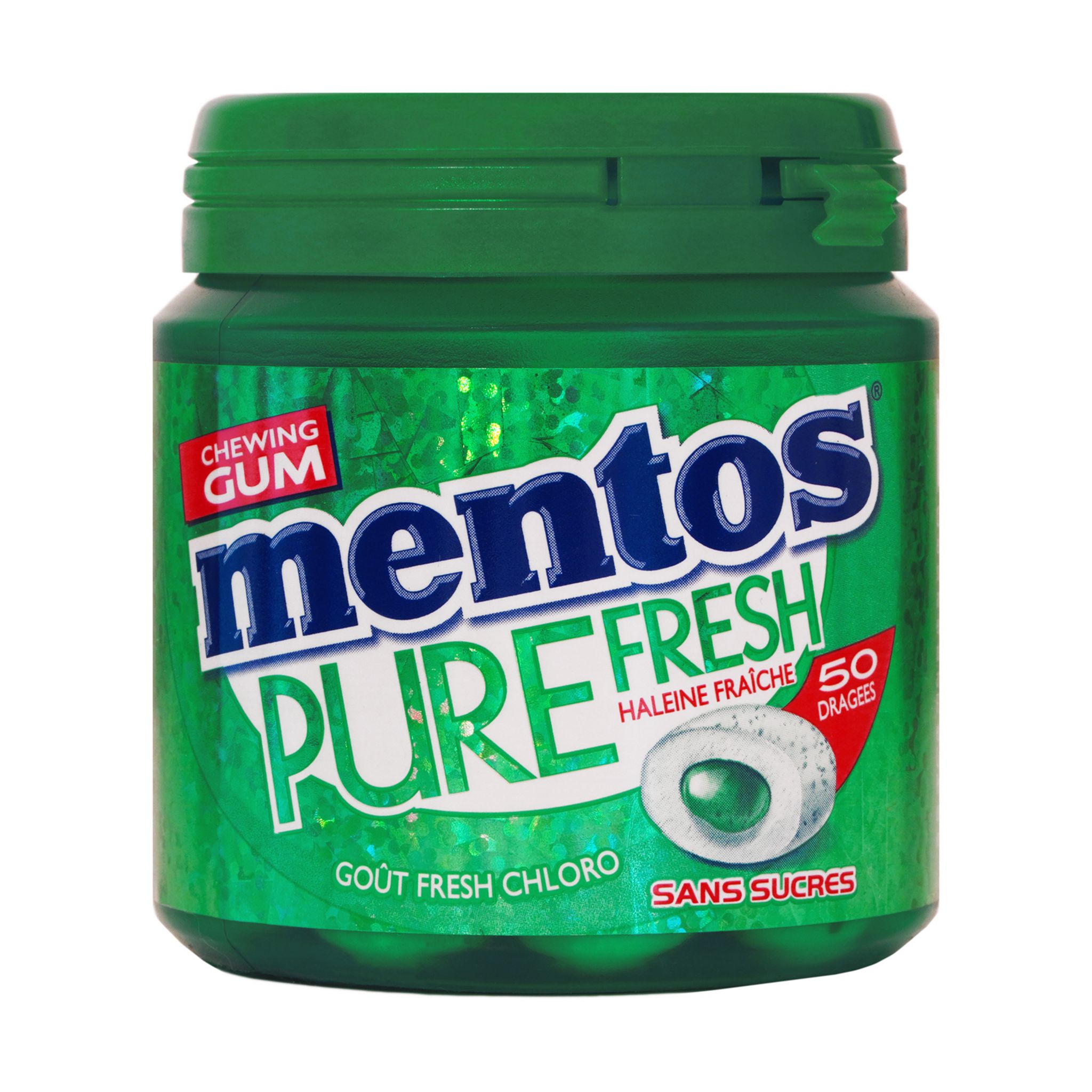 MENTOS GUM Chewing-Gum Mentos Pure Fresh Chloro - Chewing-Gum Sans