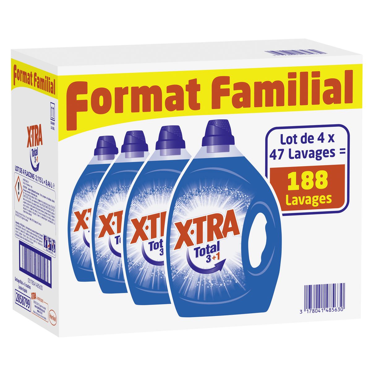 Lessive Liquide Total 3+1 X-tra partoutLessive Liquide Total  3+1 X-tra partout - Catalogues Promos & Bons Plans, ECONOMISEZ ! 