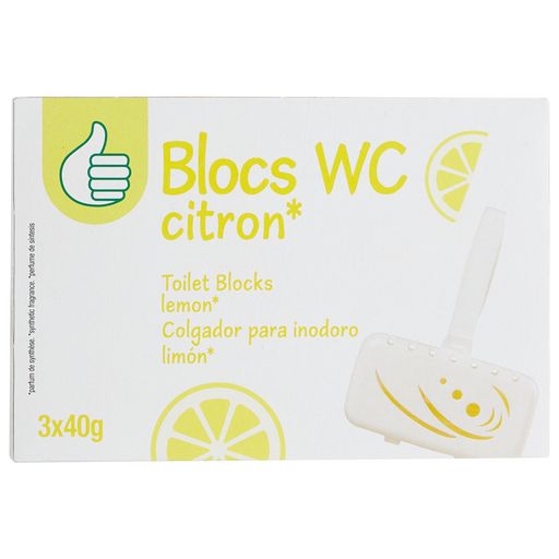 HARPIC Boîte de 3 blocs cuvette WC pin