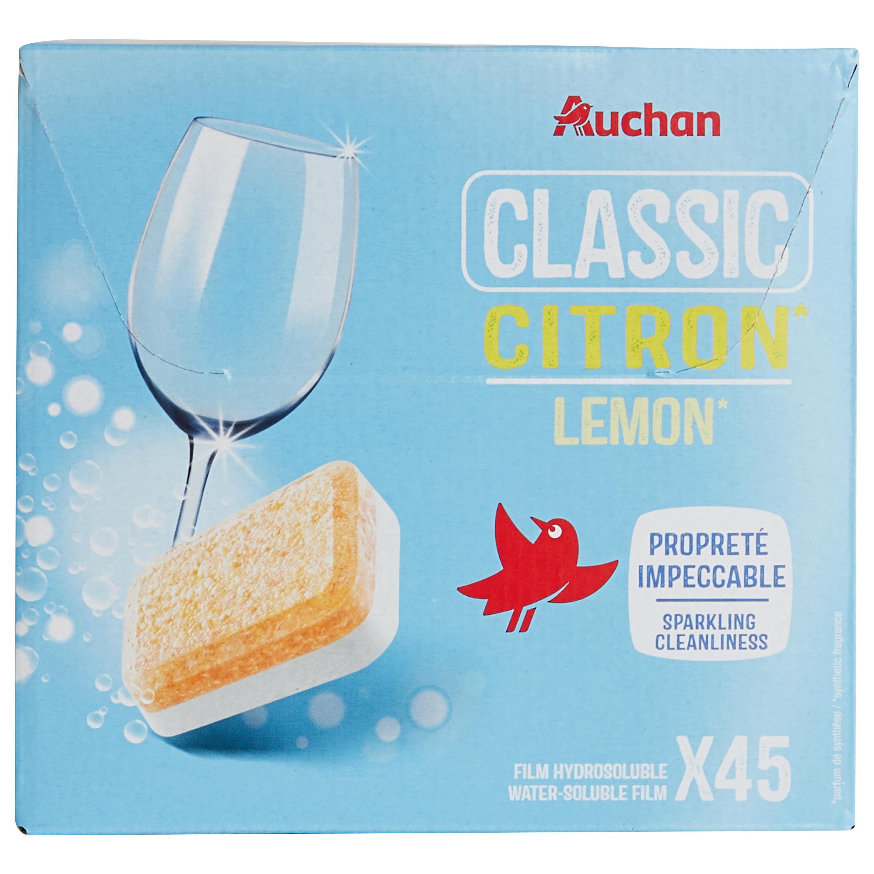 AUCHAN Nettoyant lave-vaisselle dégraisse & détartre 250ml pas