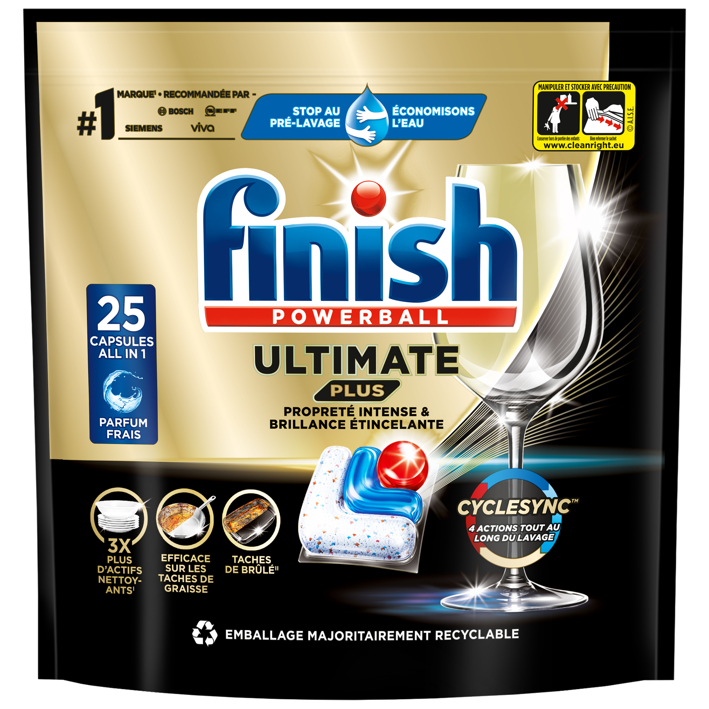 Promo Finish nettoyant lave-vaisselle tout en 1* chez Super U