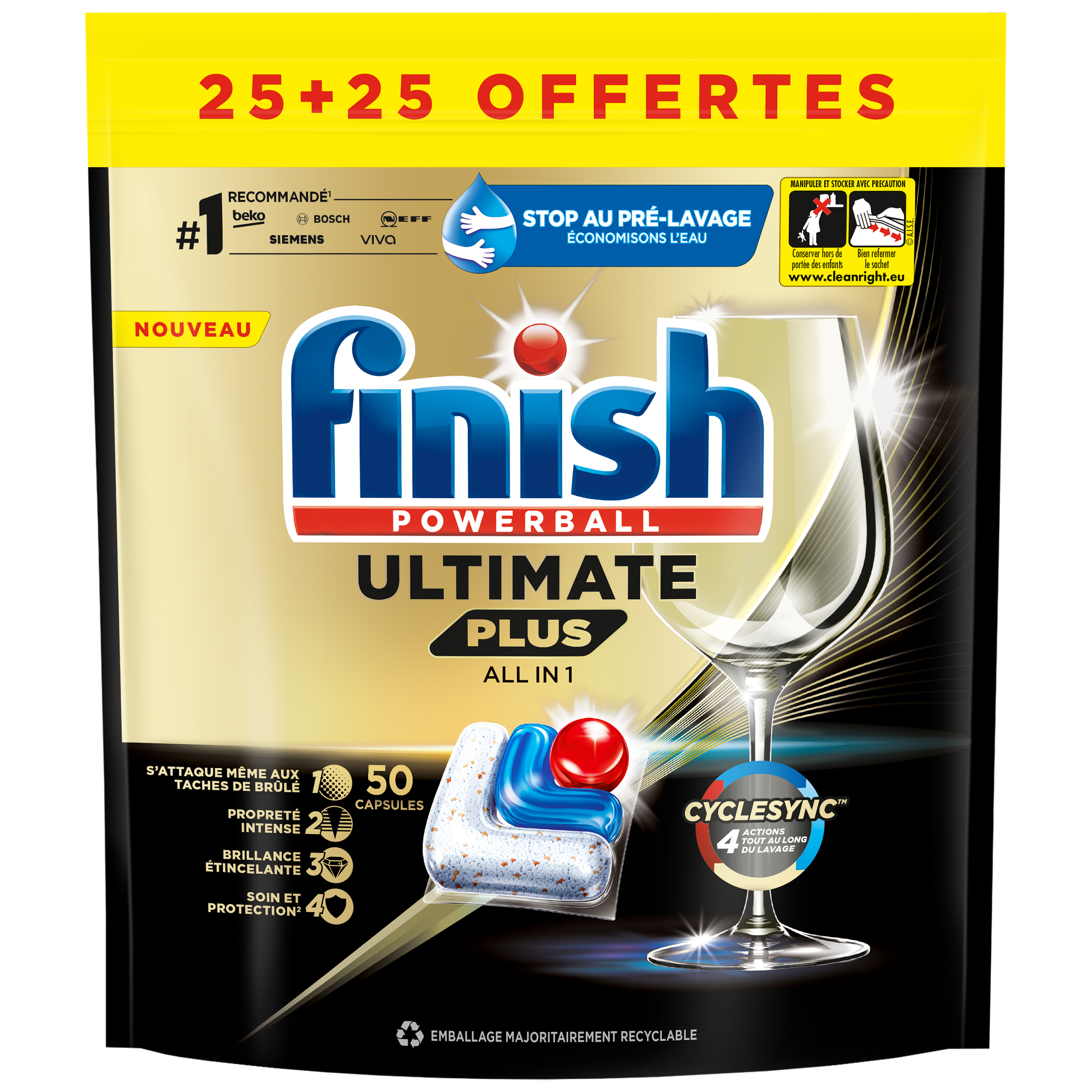 FINISH Nettoyant lave-vaisselle intégral 250ml pas cher 