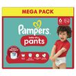 PAMPERS Baby-dry couches culottes taille 6 (+15kg) 70 couches