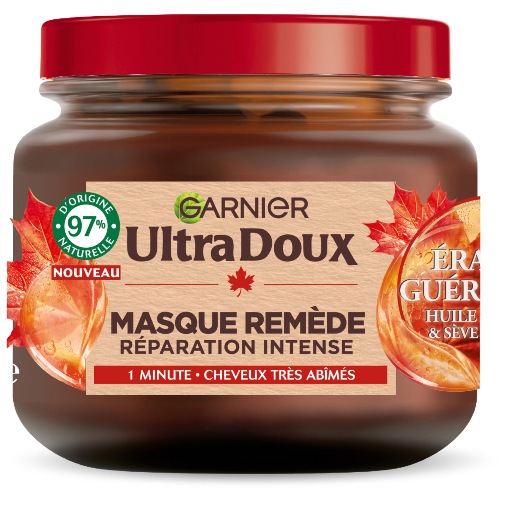 GARNIER ULTRA DOUX Masque remède nourrissant pour cheveux secs ternes 340ml  pas cher 