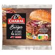 CHARAL Steaks hachés pur bœuf spécial burger 4x100g