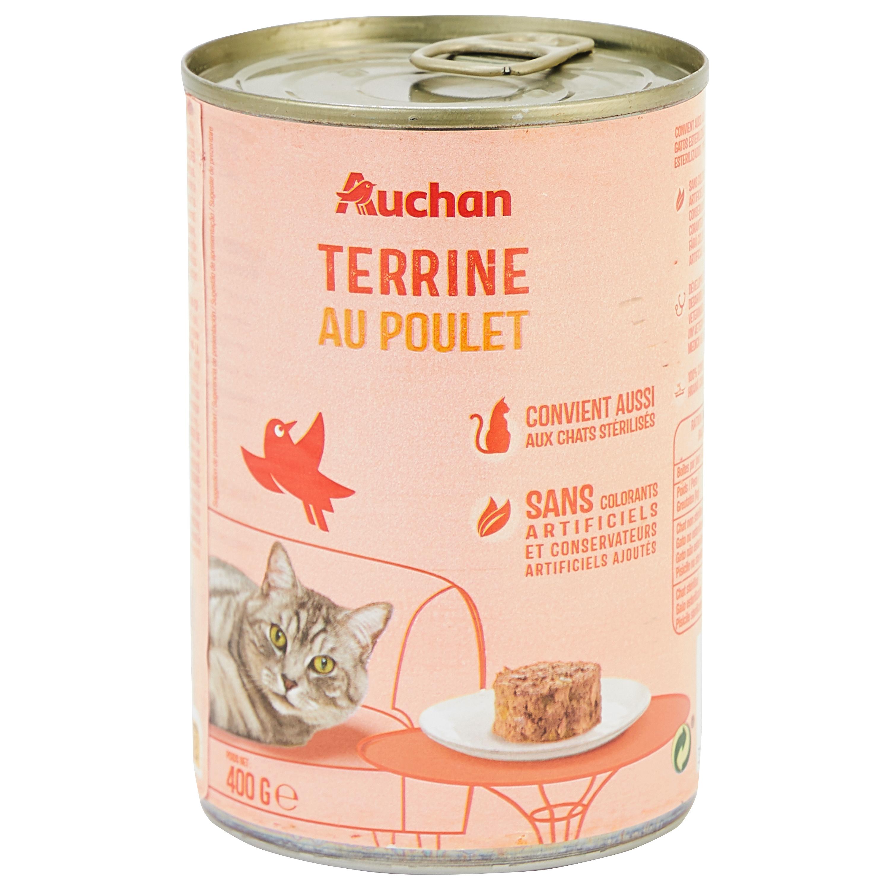 Boîte Chat stérilisé - Sa vraie nature® Terrine Volaille et Légumes - 100 g