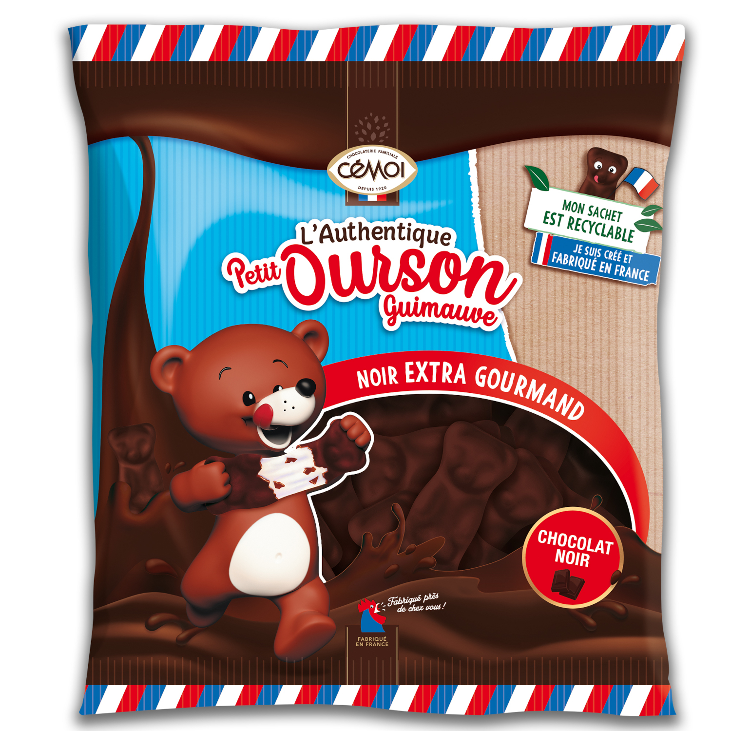 Ourson guimauve chocolat noir Bio, Confiseries