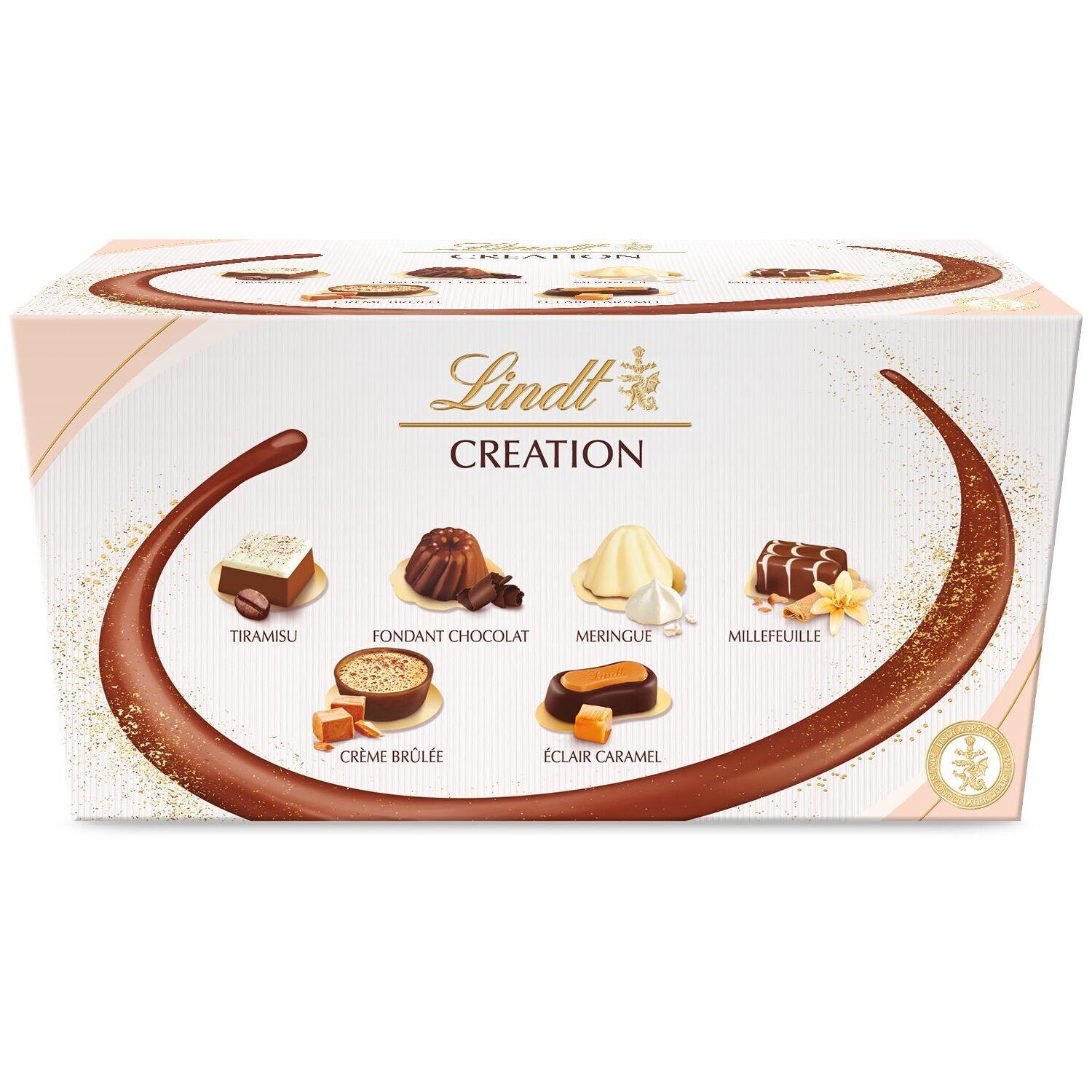 LINDT Création assortiment de chocolat 173g pas cher 