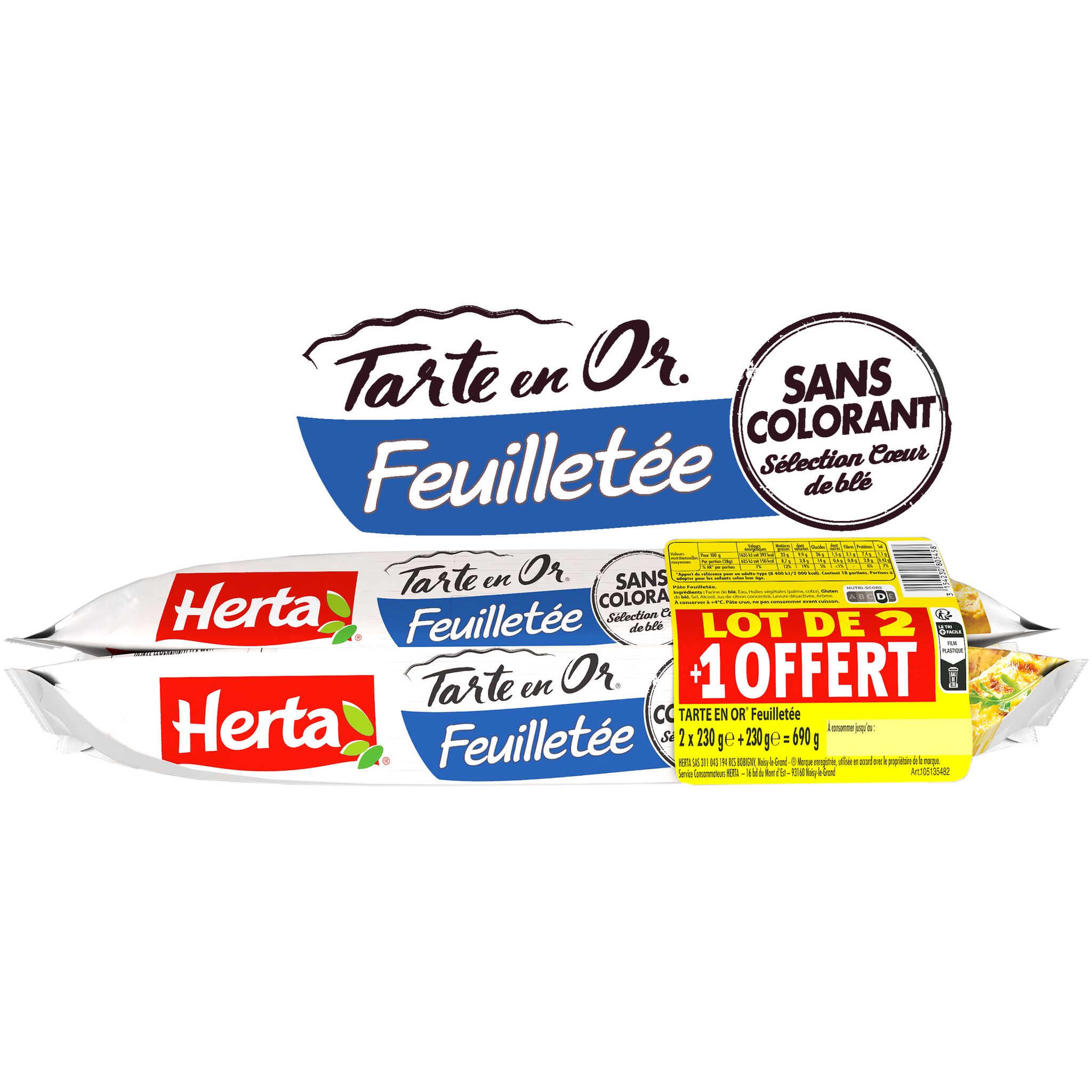 AUCHAN Pâte feuilletée 230g pas cher 