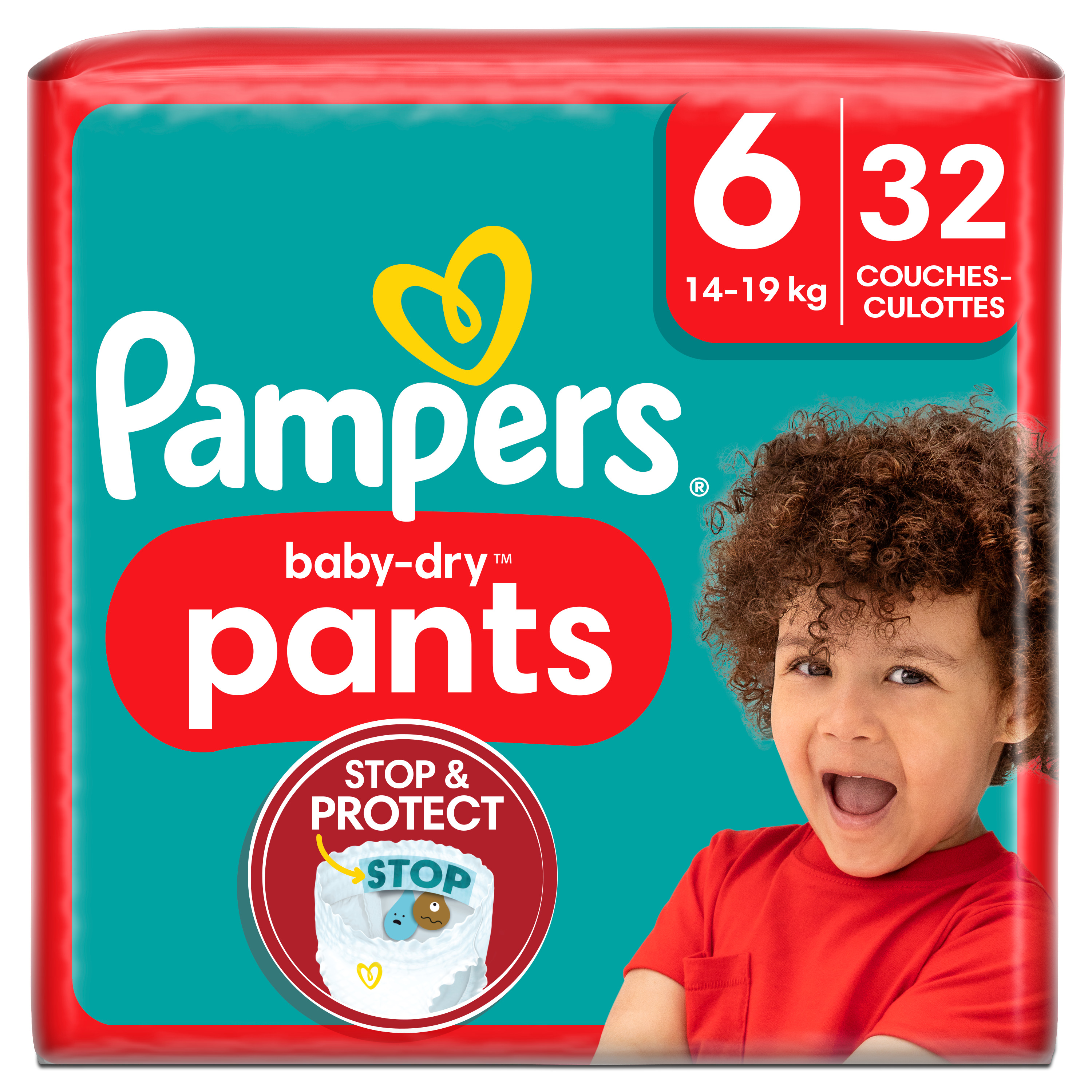 Pampers Harmonie Pants Size 6 couches-culottes