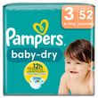 PAMPERS Baby-Dry couches taille 3 (6-10kg) 52 couches