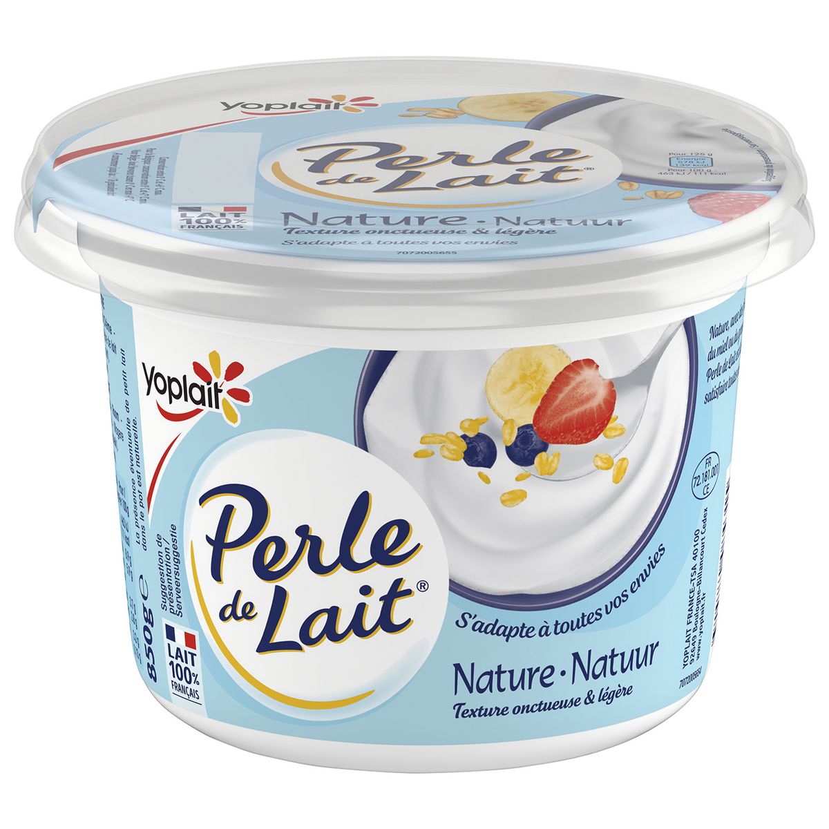 Perle de Lait Nature 8x125g