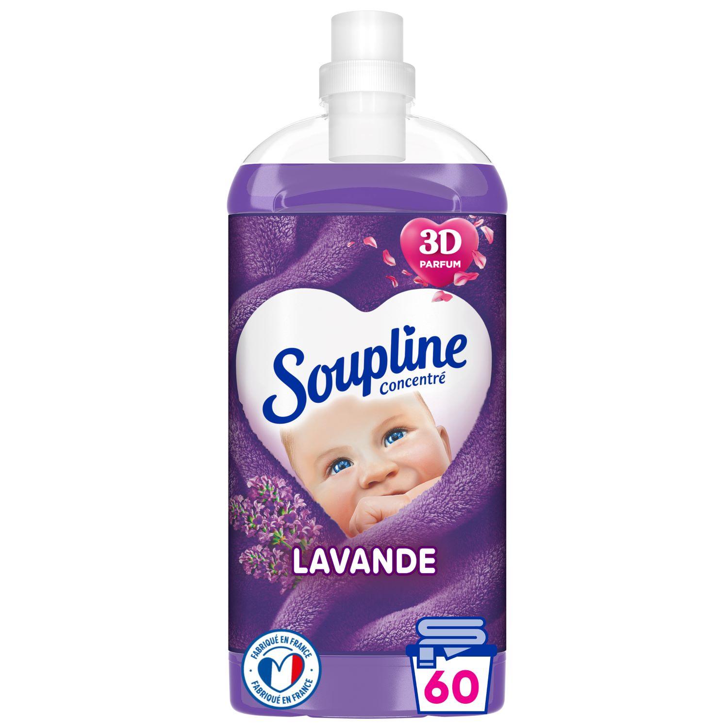 Adoucissant Soupline concentré hypoallergénique 29 lavages -  Assouplissants, adoucissants