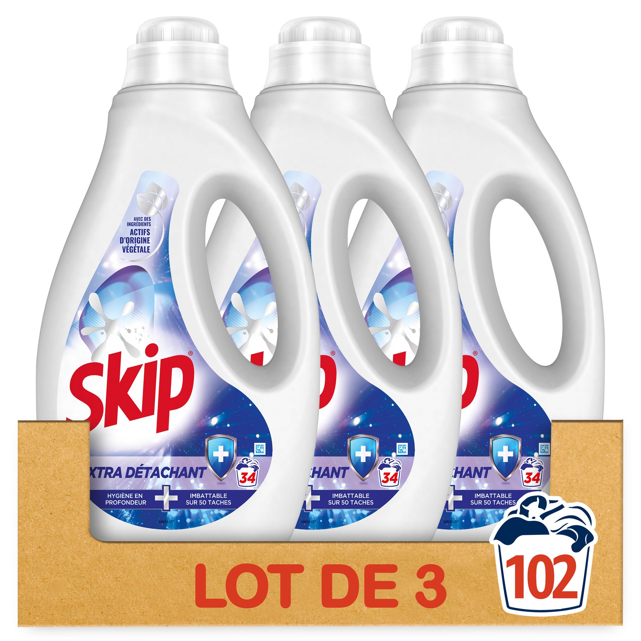 Boîte à lessive 10L blanche