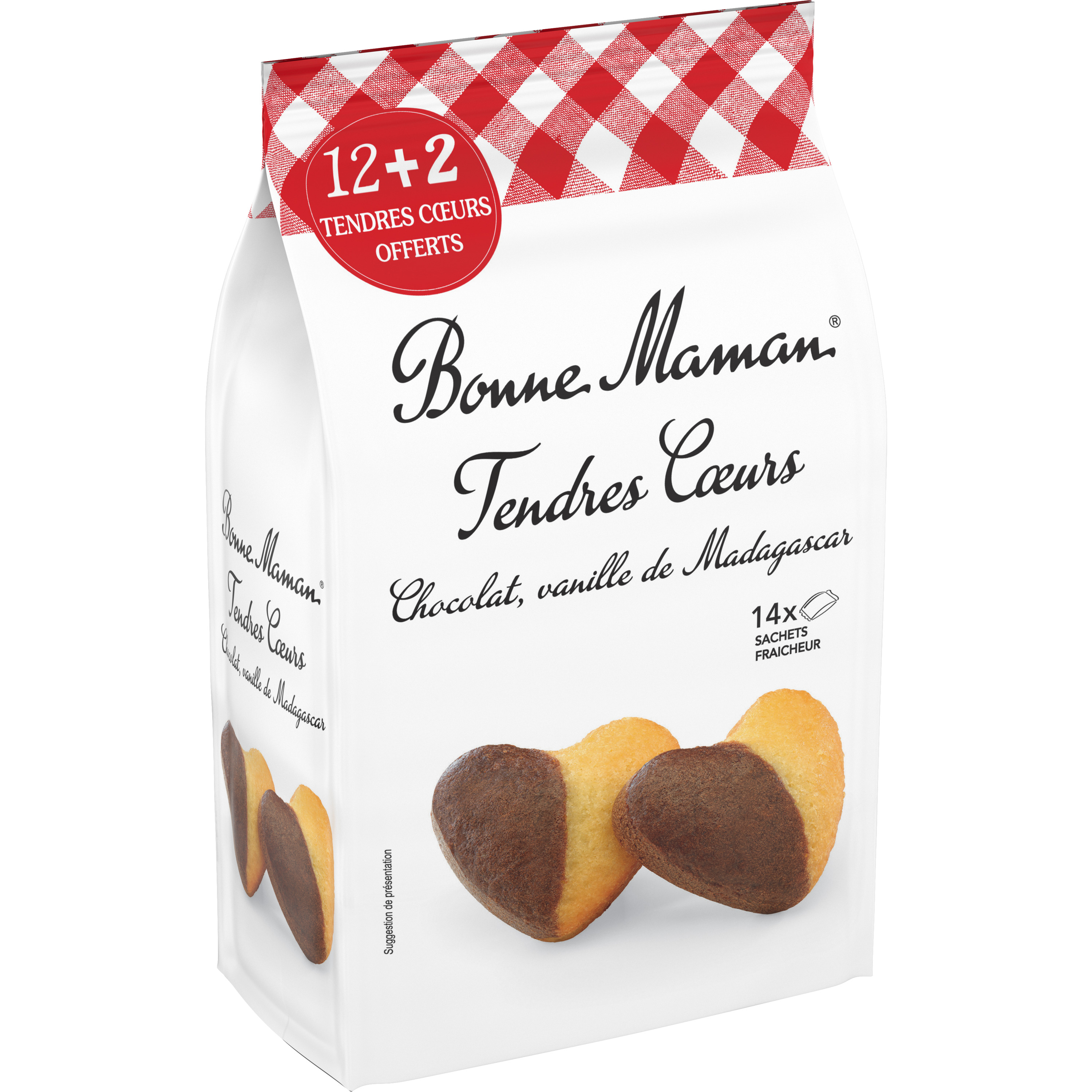 AUCHAN Mini moëlleux au chocolat sachets individuels 14 gâteaux 210g pas  cher 