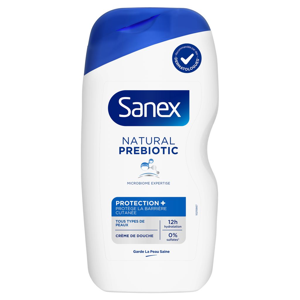 SANEX Crème de douche protection + tous types de peaux 425ml pas cher 