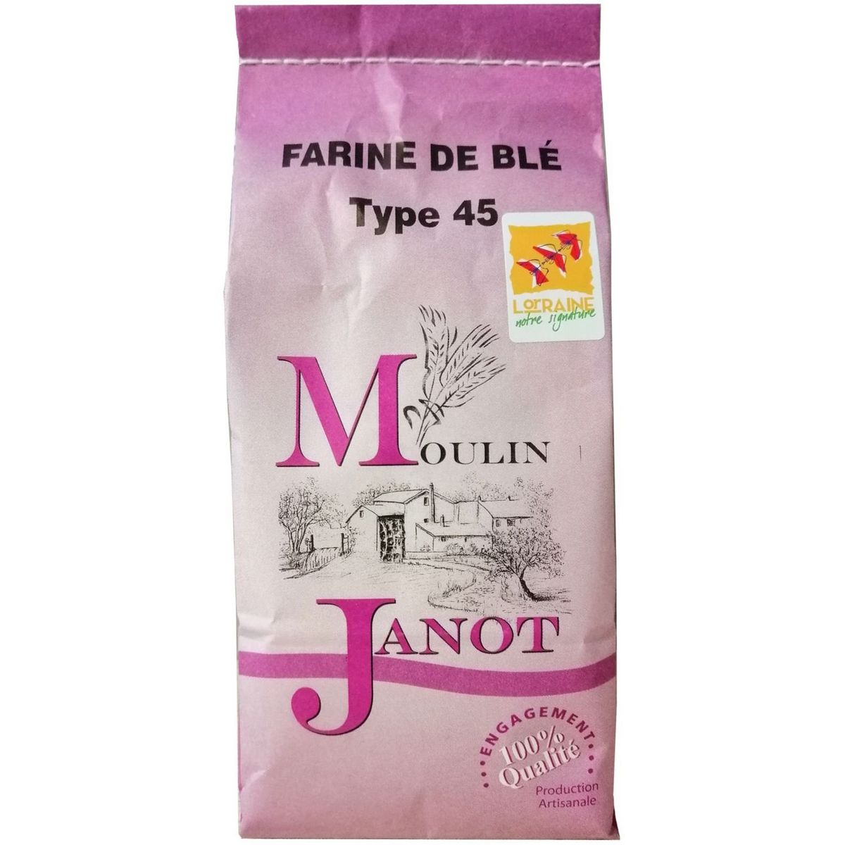 MOULIN JANOT Farine de blé T45 1 kg