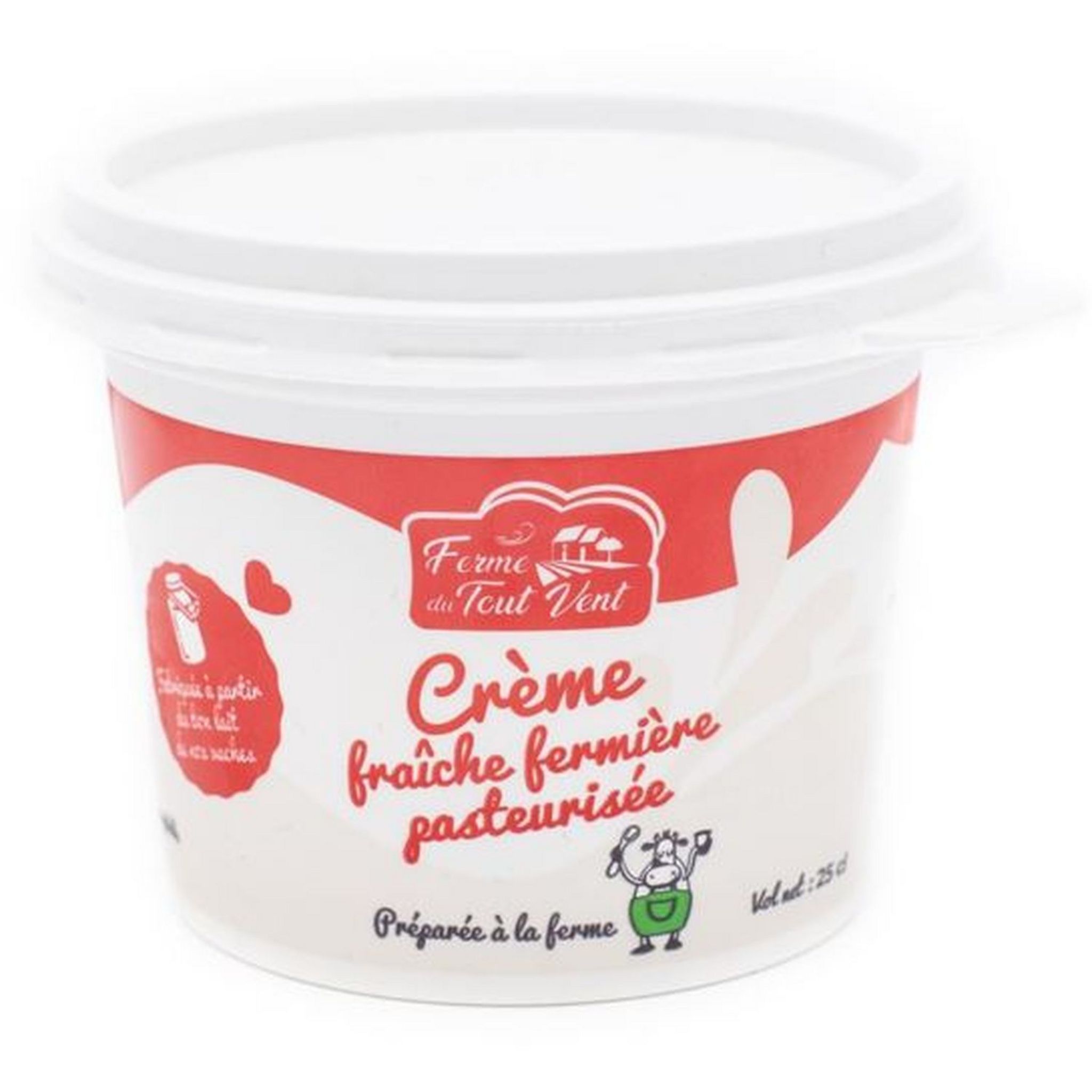 Creme fraiche epaisse : produits laitiers PAYSAN BRETON